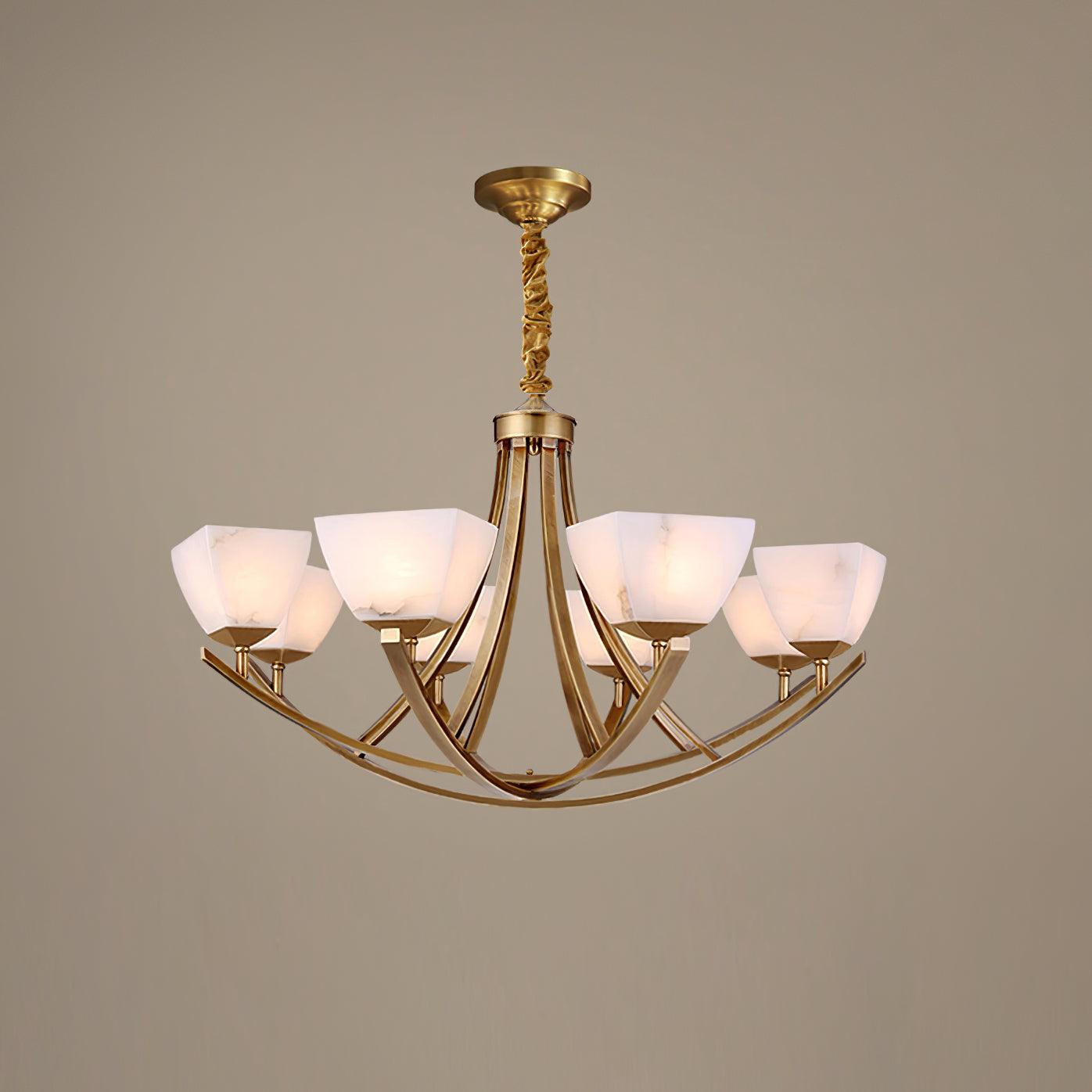 Crown Classic Brass Chandelier - Blowlighting