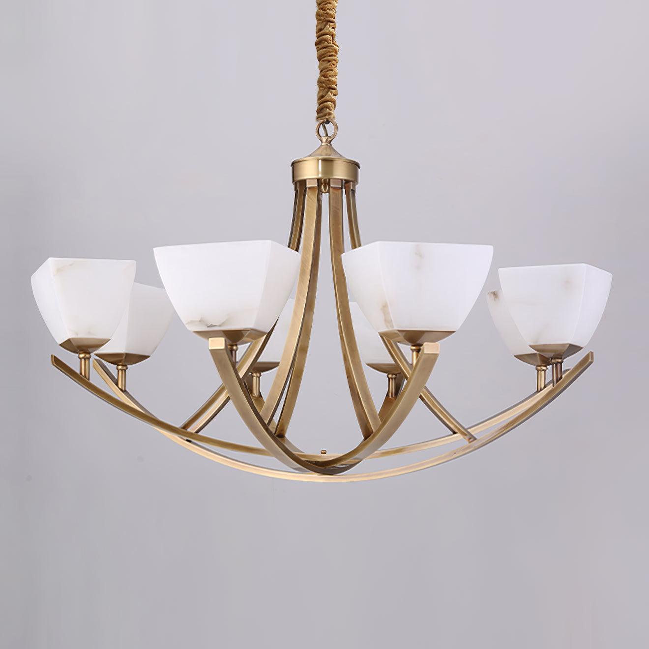 Crown Classic Brass Chandelier - Blowlighting