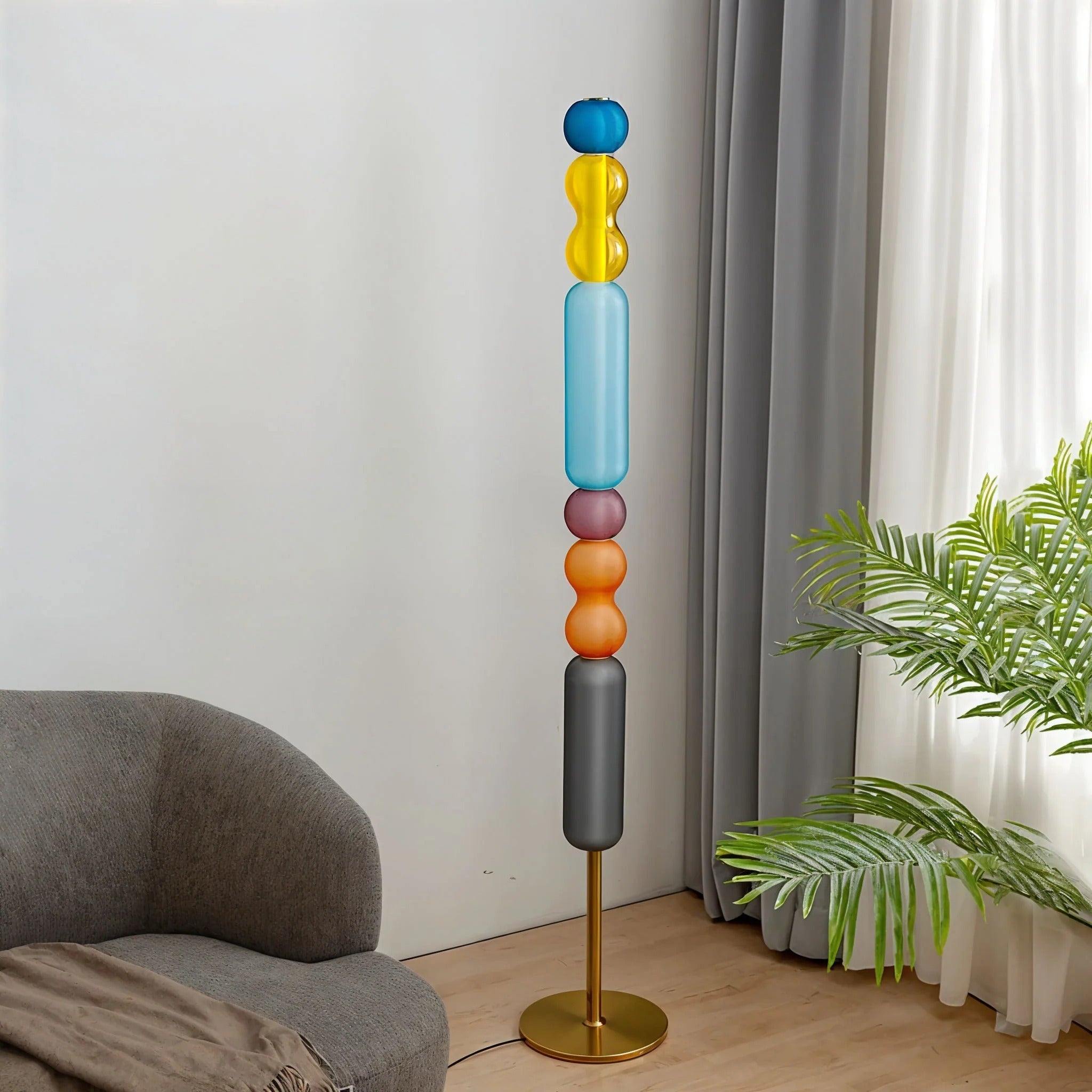 Drift Modern Glass Floor Light
