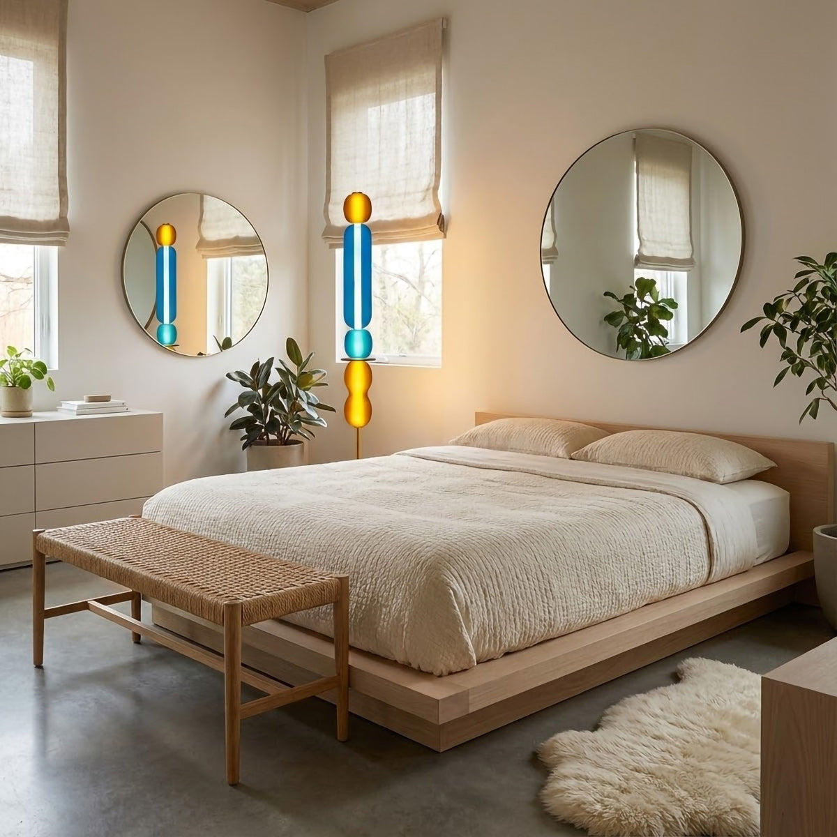 Drift Modern Glass Floor Light