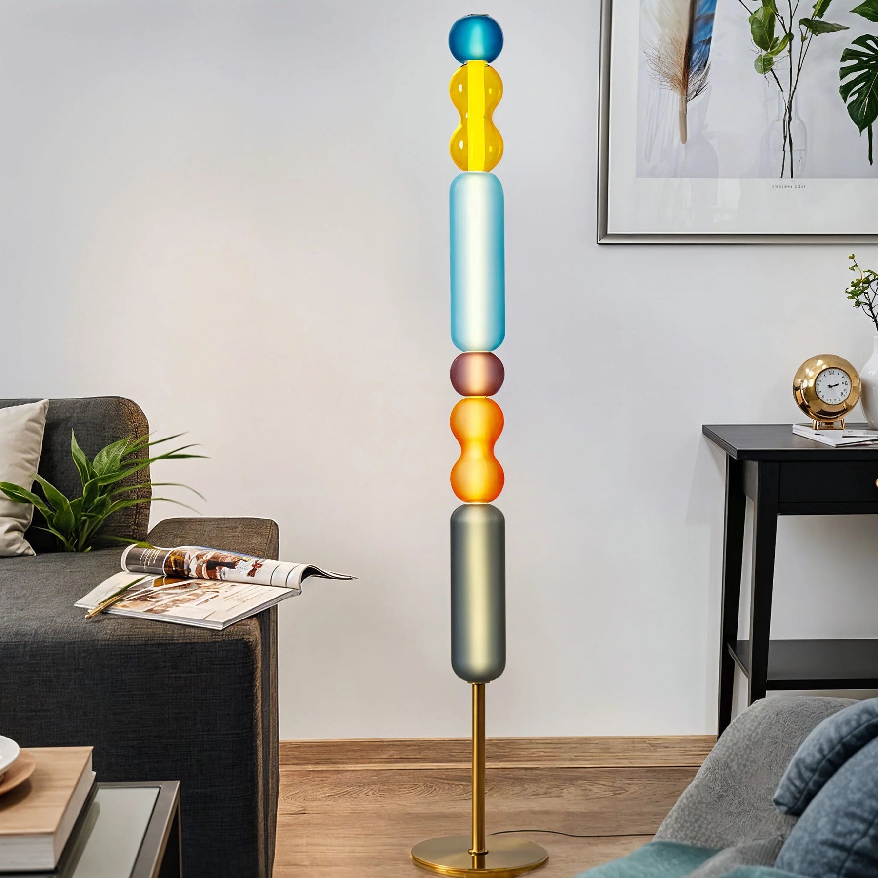 Drift Modern Glass Floor Light
