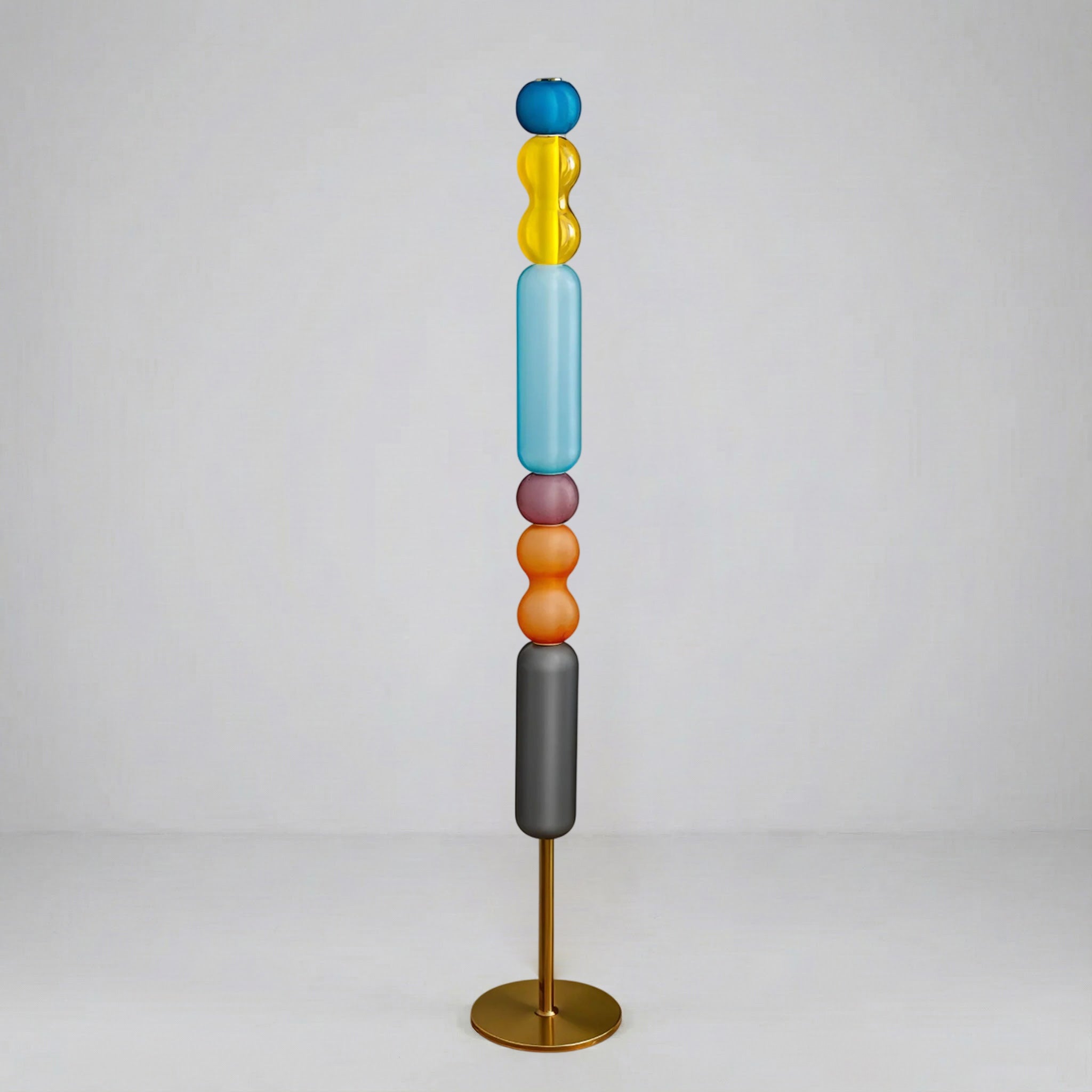 Drift Modern Glass Floor Light