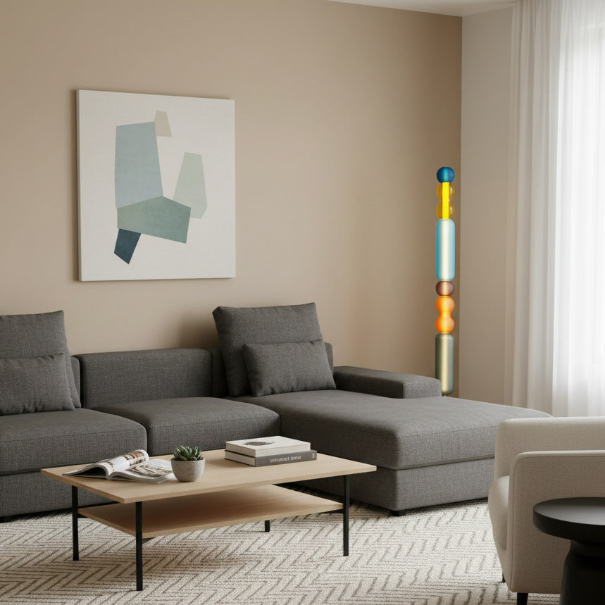 Drift Modern Glass Floor Light