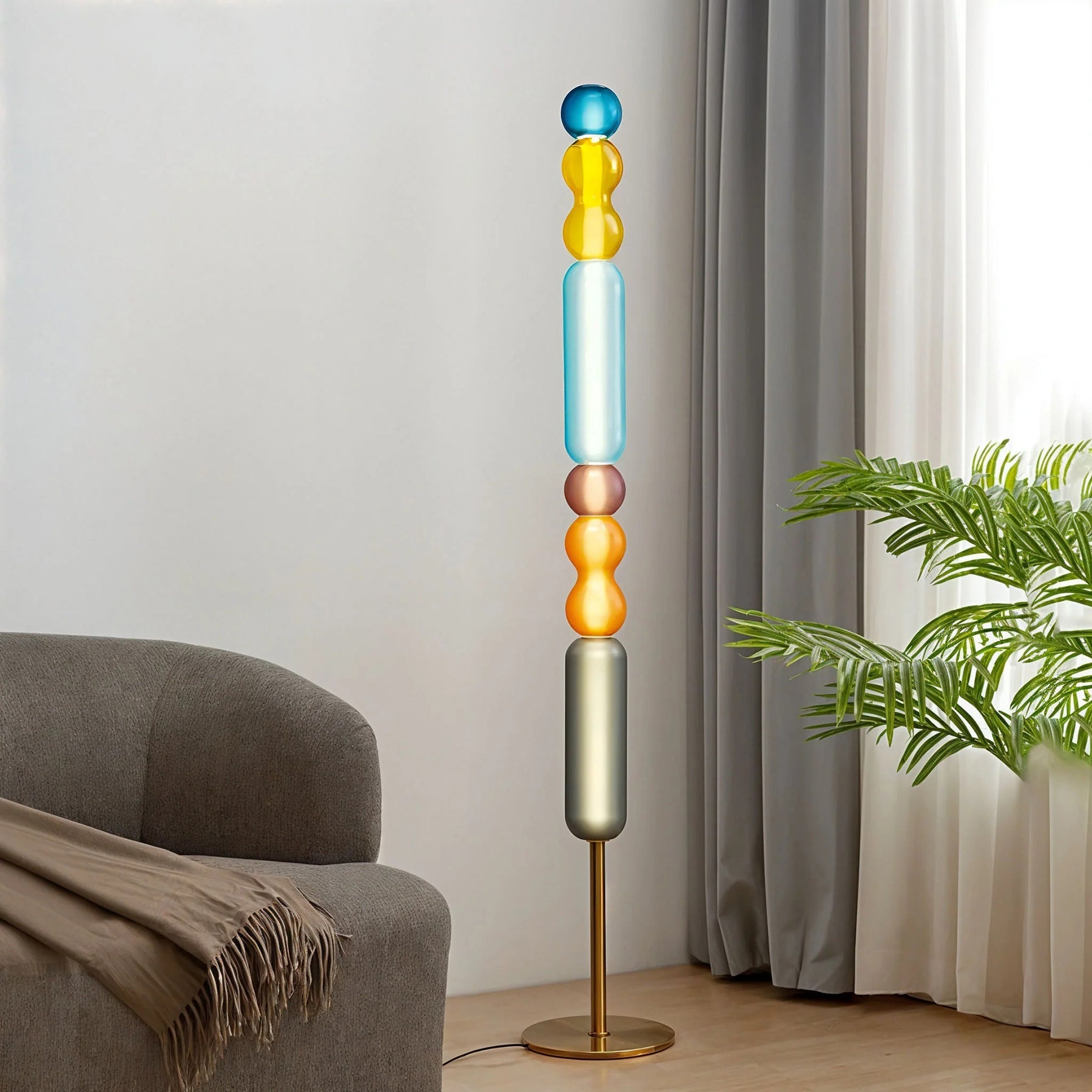 Drift Modern Glass Floor Light