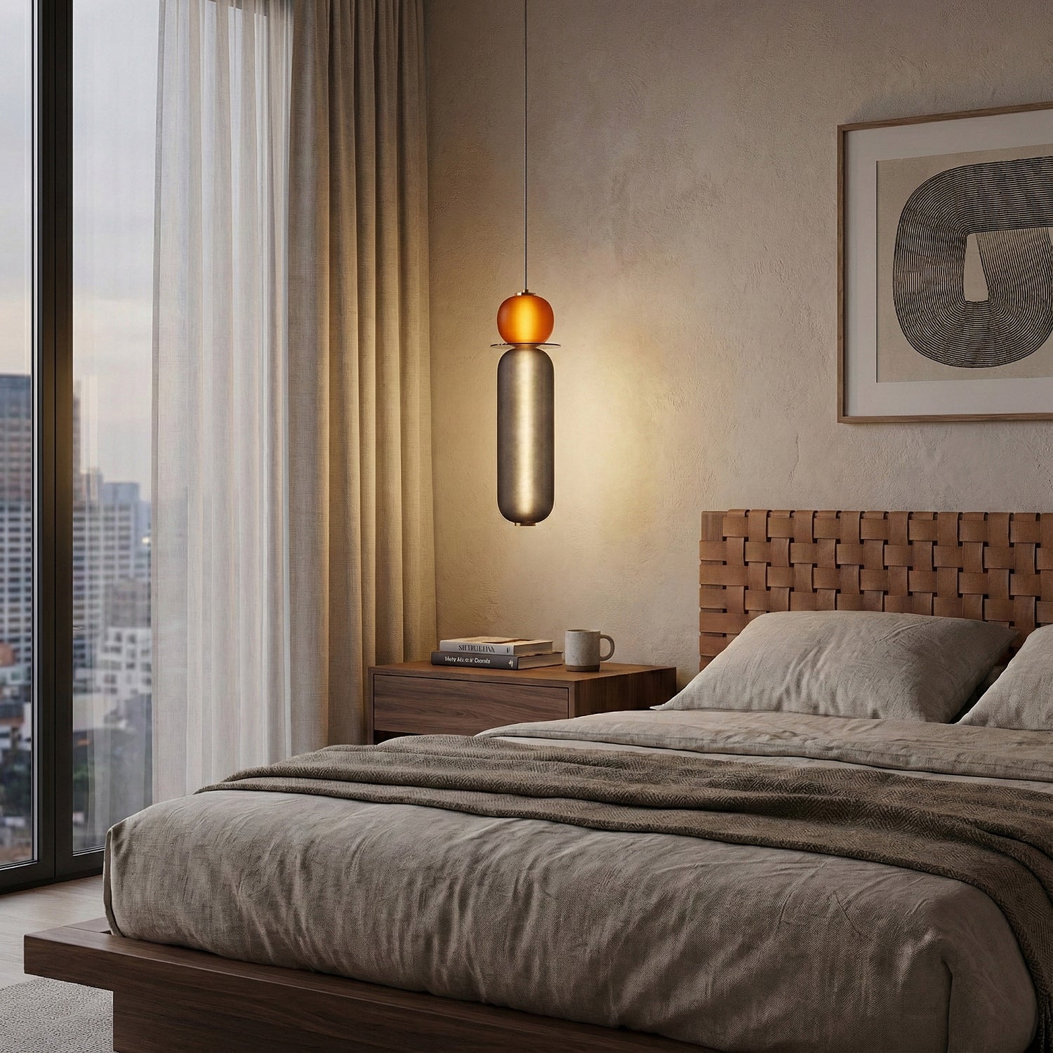 Drift Modern Metal Glass Pendant Light