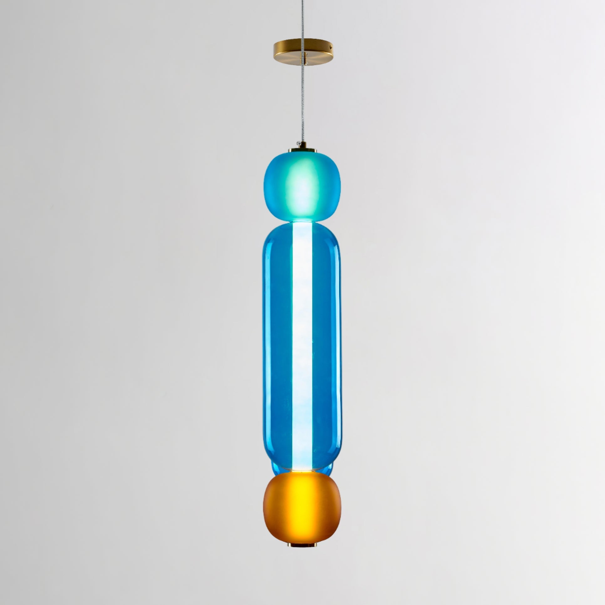 Drift Modern Metal Glass Pendant Light