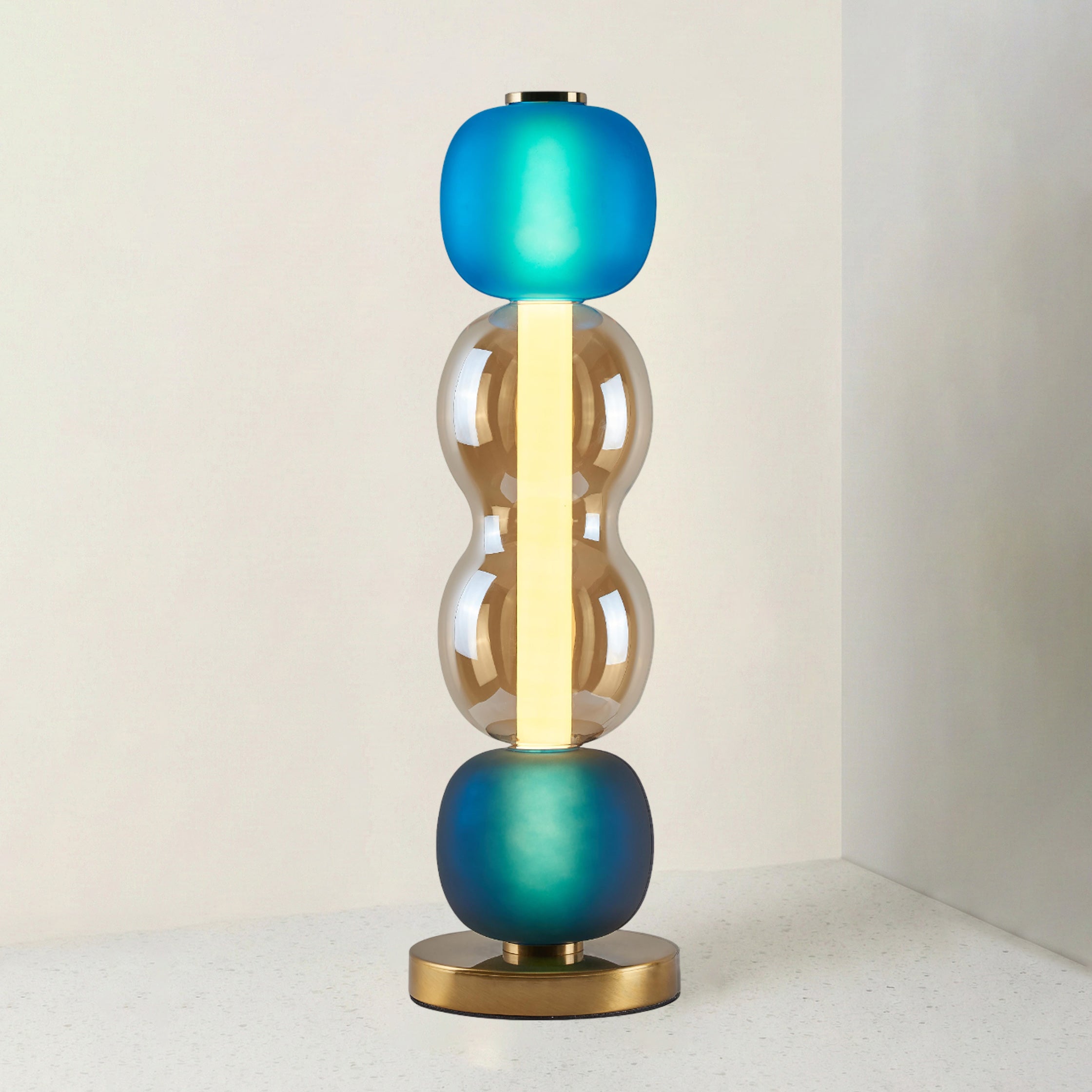 Drift Modern Metal Glass Table Light