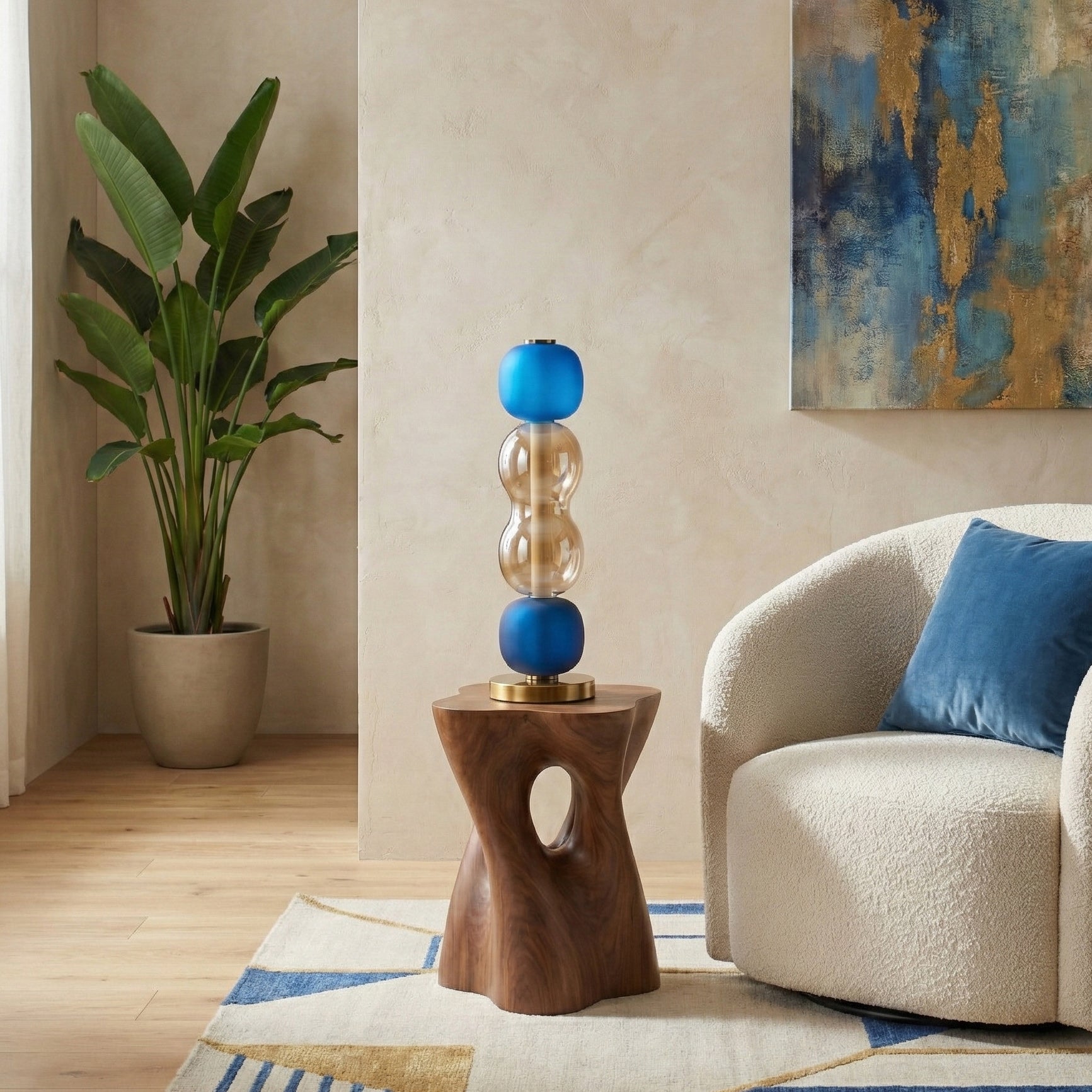 Drift Modern Metal Glass Table Light