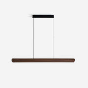 Driftwood Minimalist Wood Line Chandelier