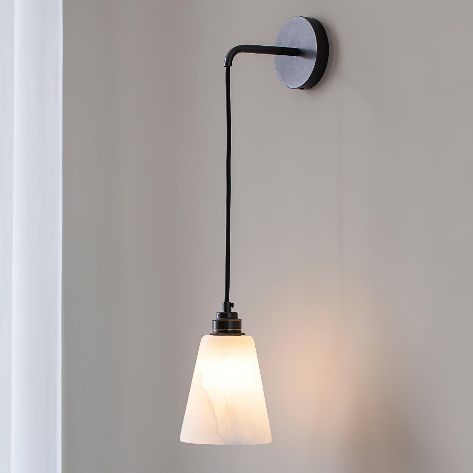 Alba Alabaster Wall Pendant Light - Blowlighting