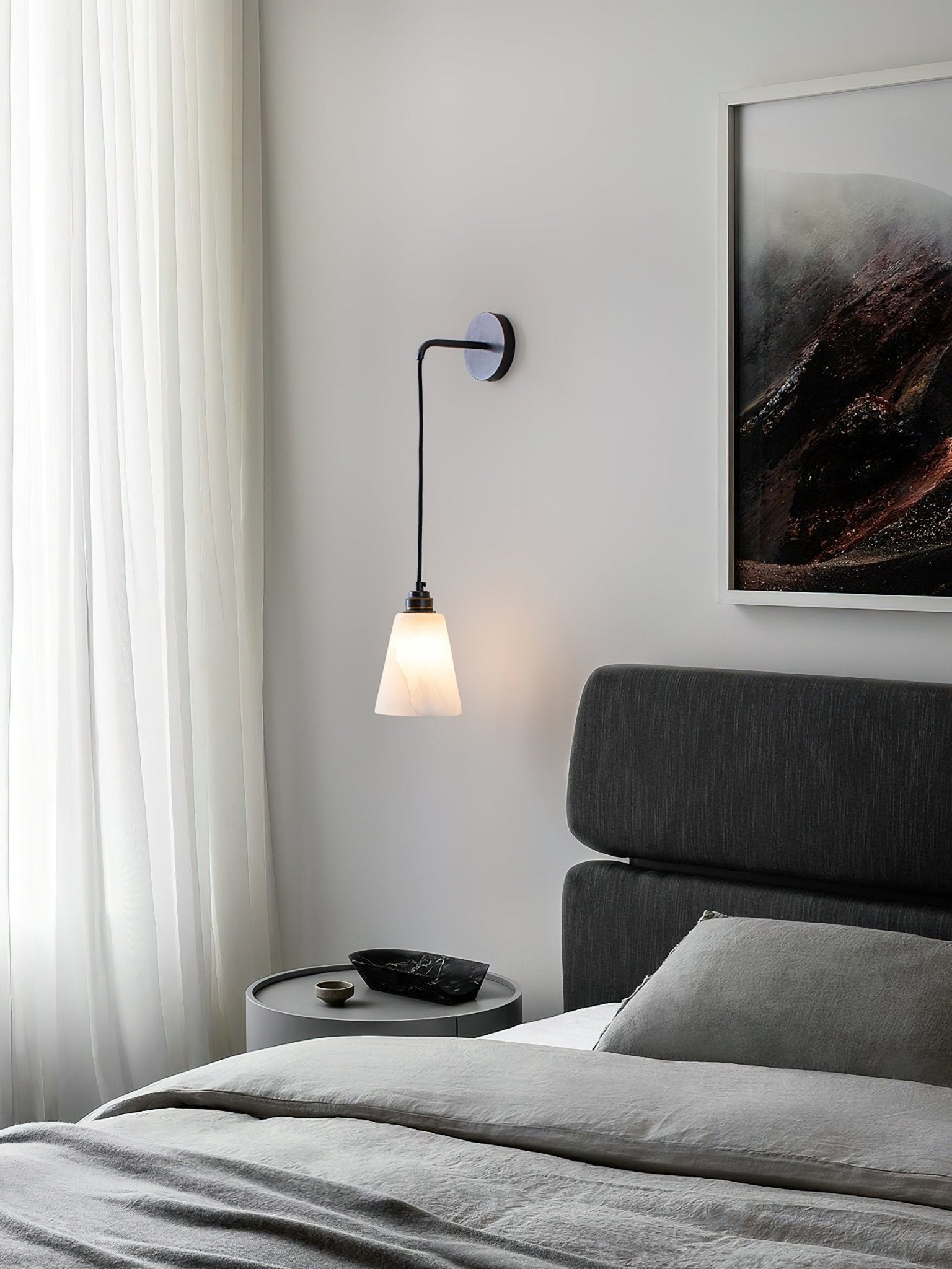 Alba Alabaster Wall Pendant Light - Blowlighting