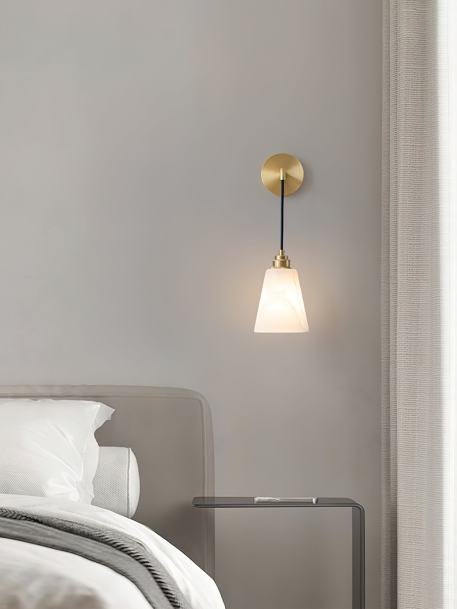 Alba Alabaster Wall Pendant Light - Blowlighting