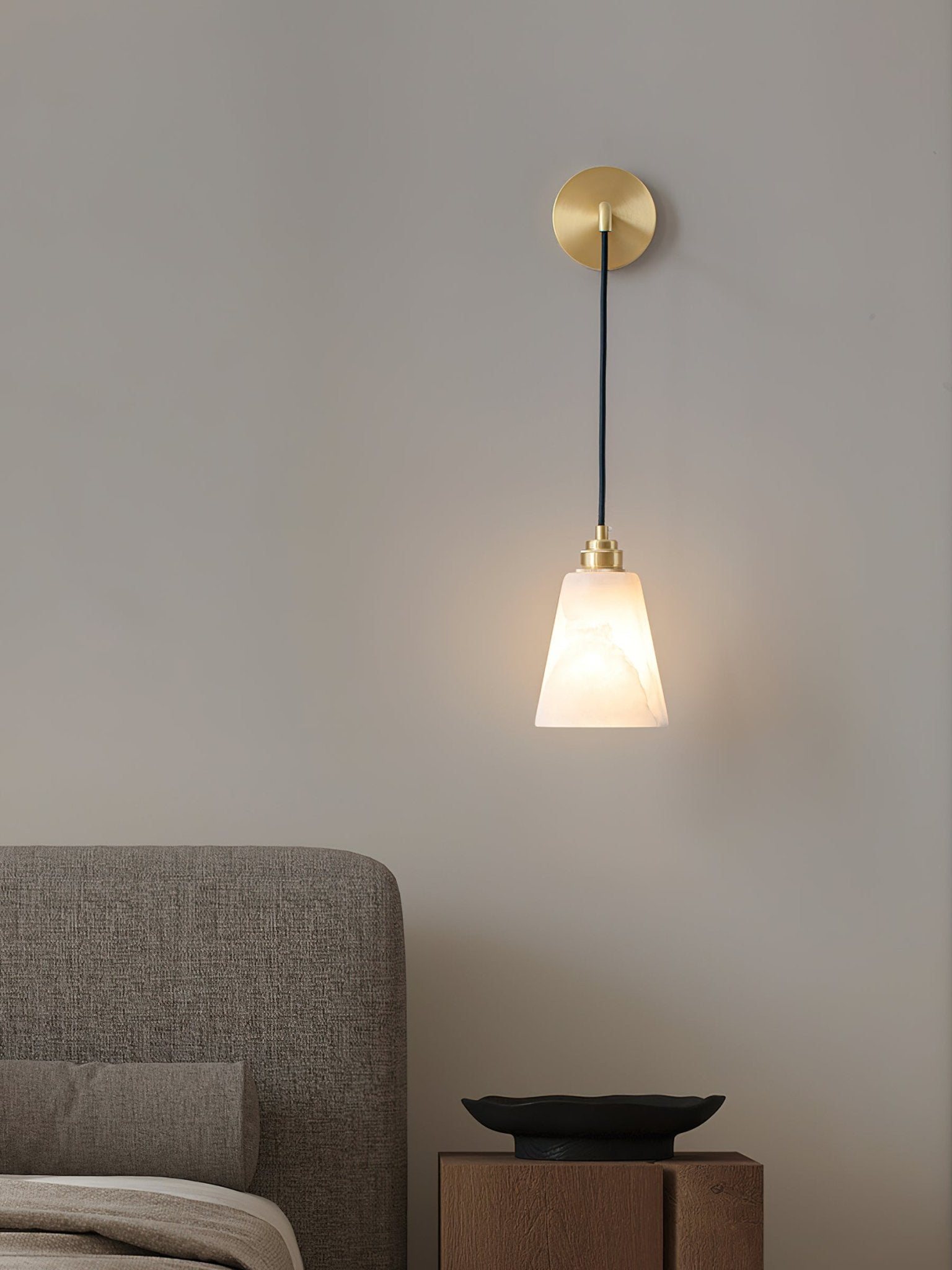 Alba Alabaster Wall Pendant Light - Blowlighting