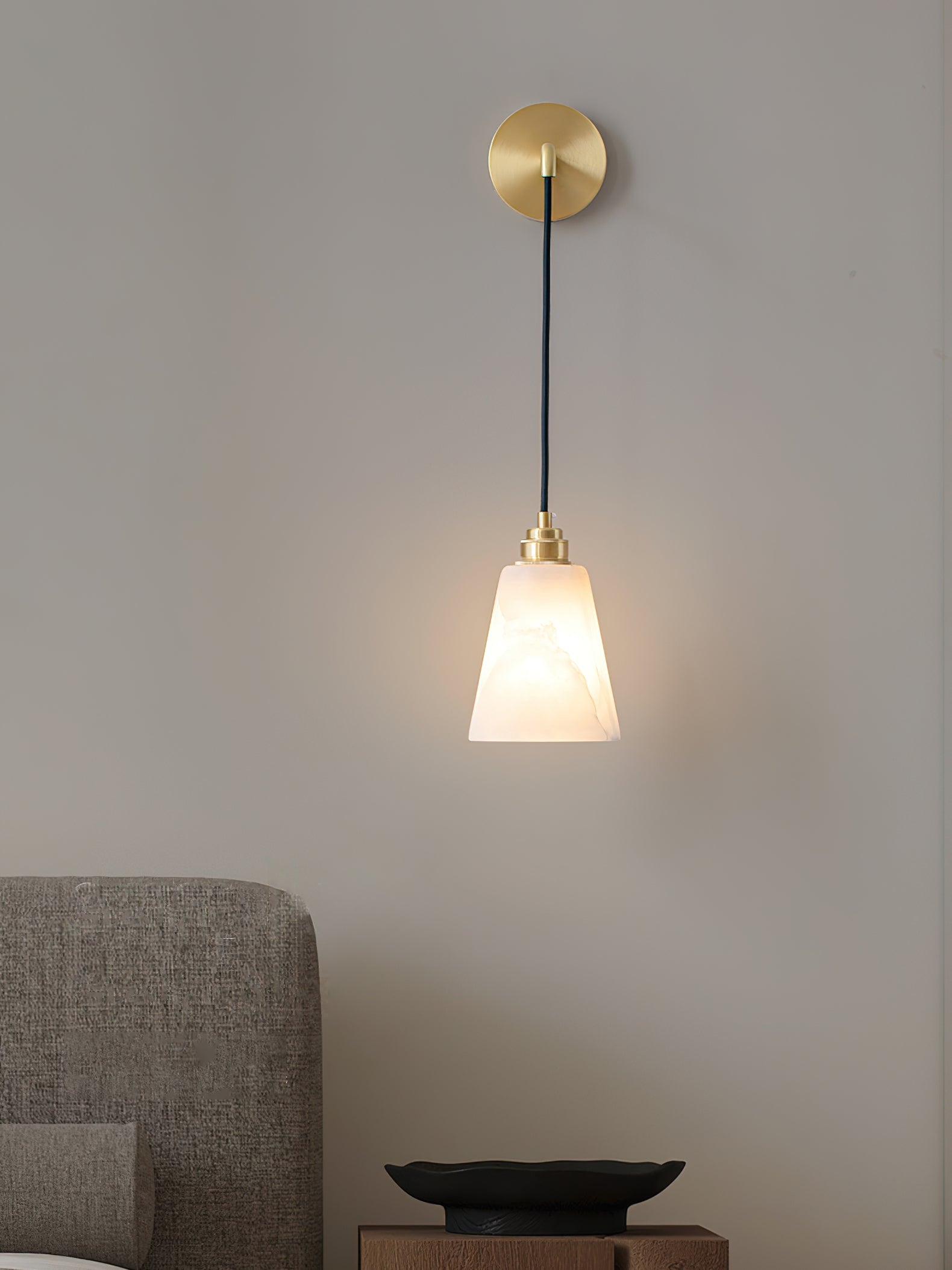 Alba Alabaster Wall Pendant Light - Blowlighting