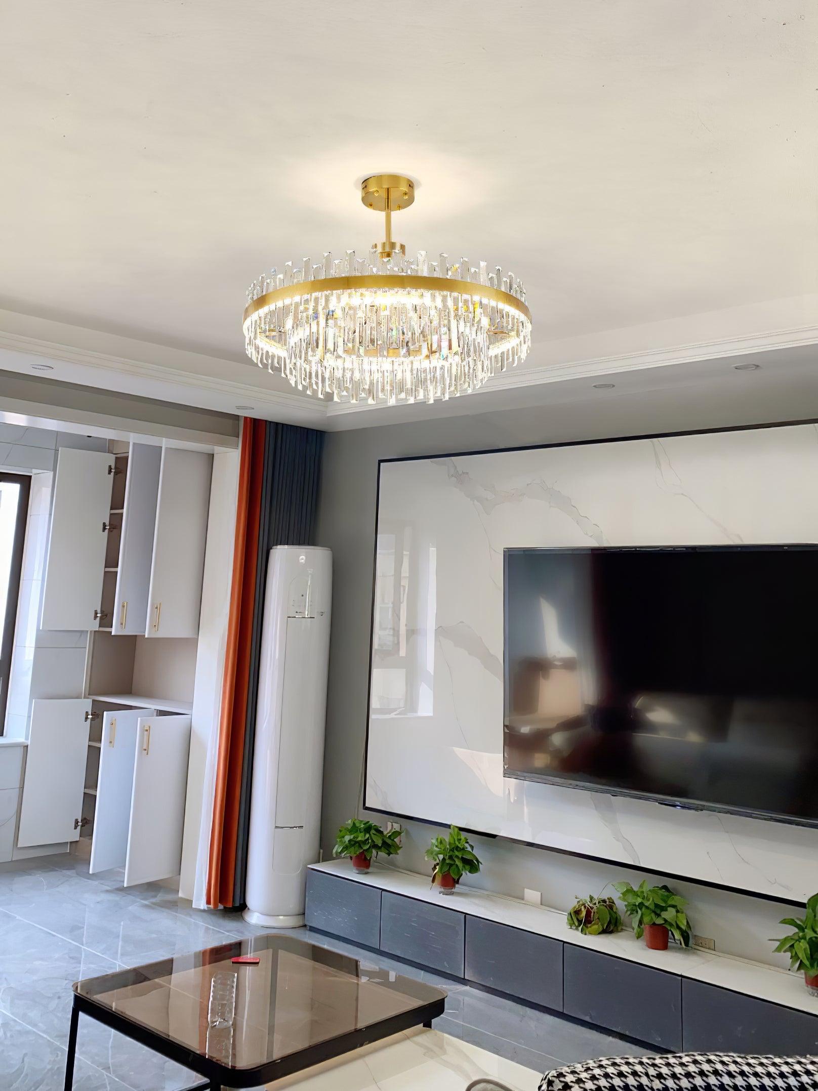 Drum Glass Chandelier - Blowlighting