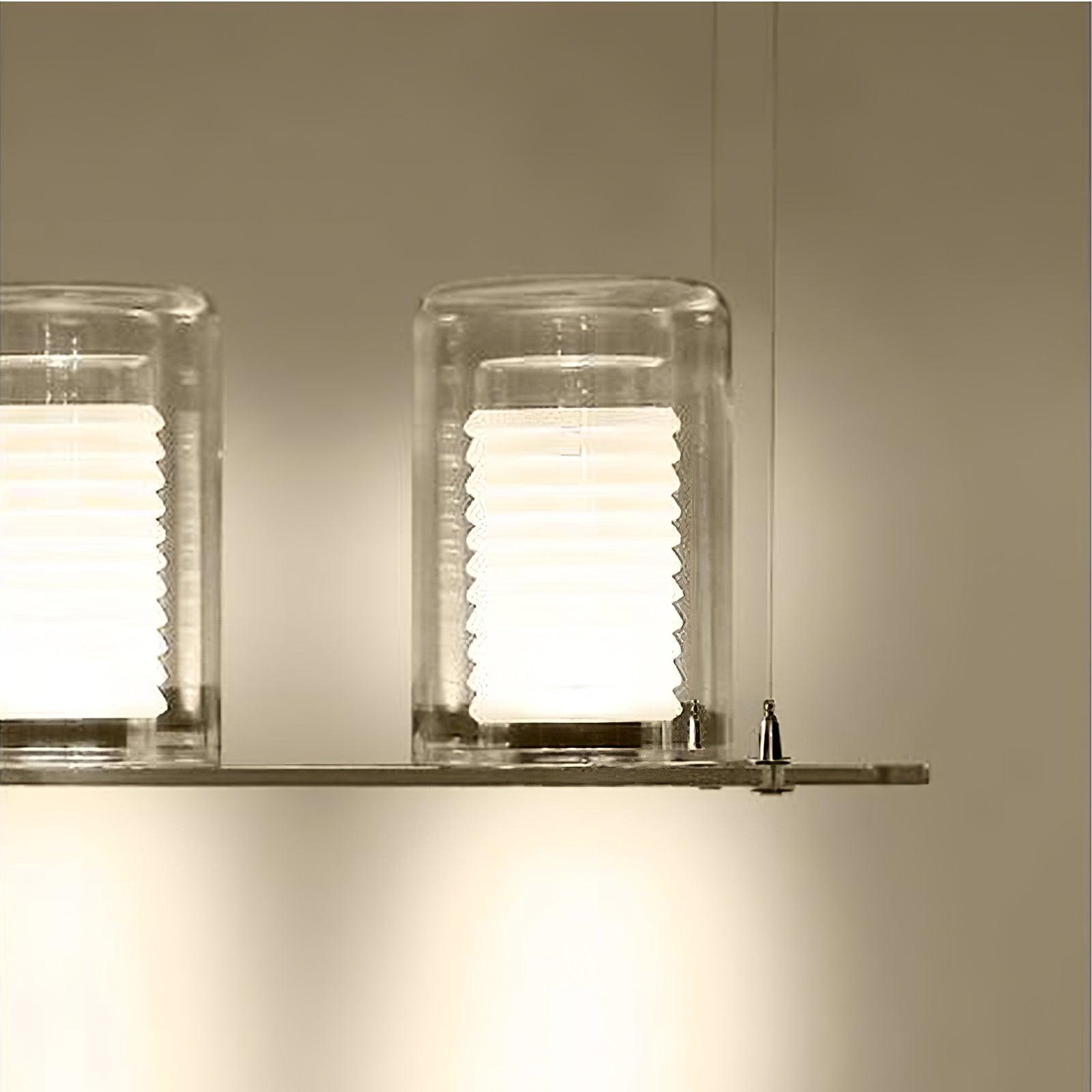 Dual Cylinder Glass Floor Lamp - Blowlighting