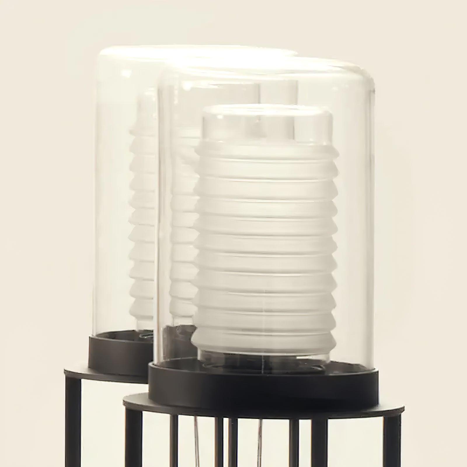 Dual Cylinder Glass Floor Lamp - Blowlighting