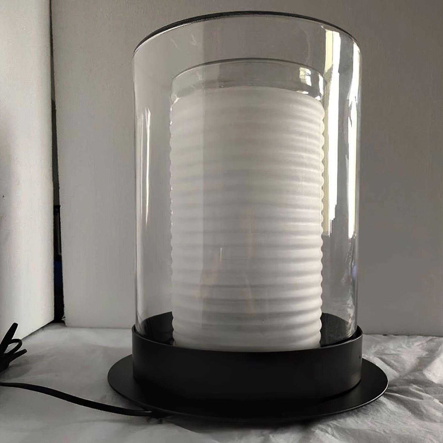 Dual Cylinder Glass Floor Lamp - Blowlighting