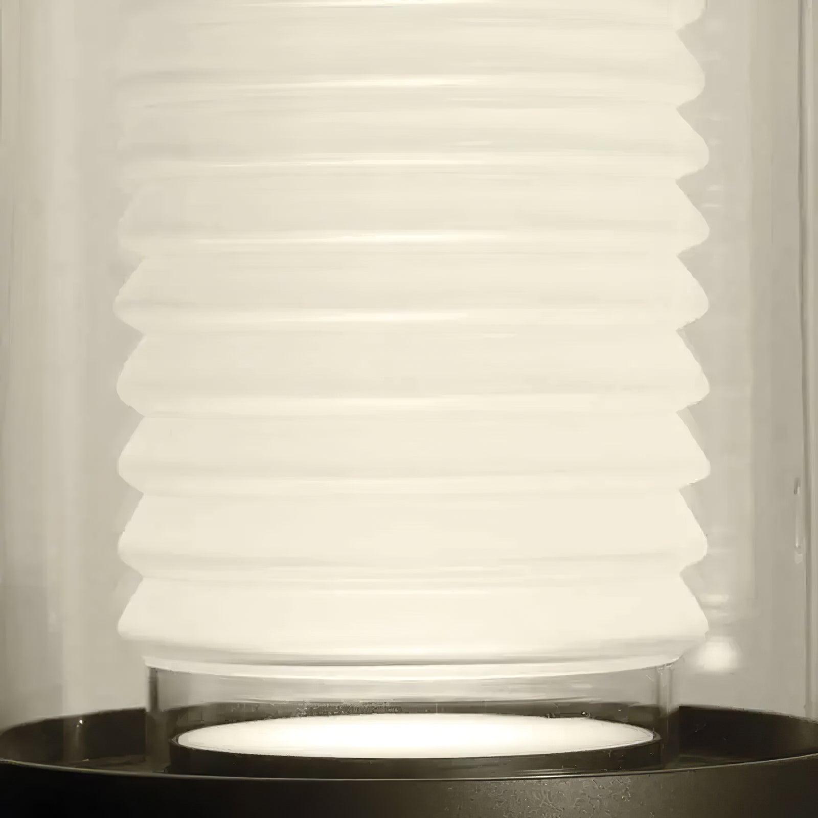 Dual Cylinder Glass Floor Lamp - Blowlighting