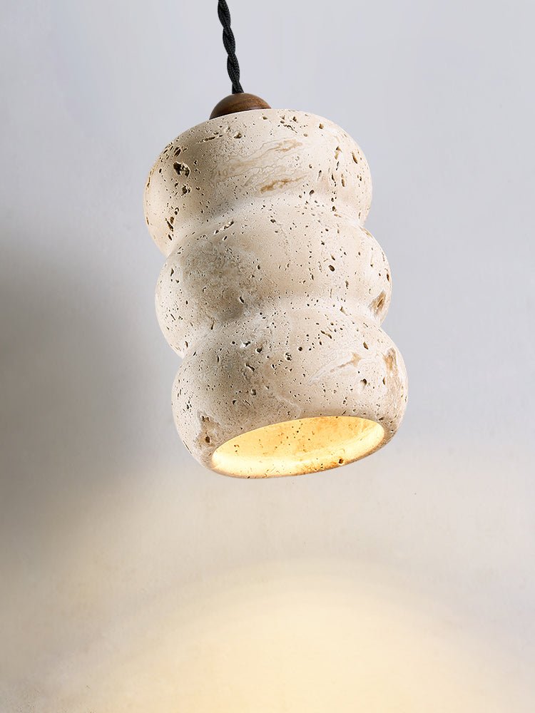 Dune Pebble Travertine Pendant Light - Vakkerlight