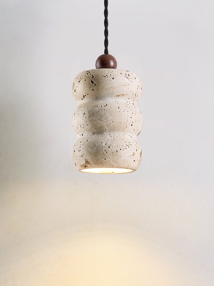 Dune Pebble Travertine Pendant Light - Vakkerlight