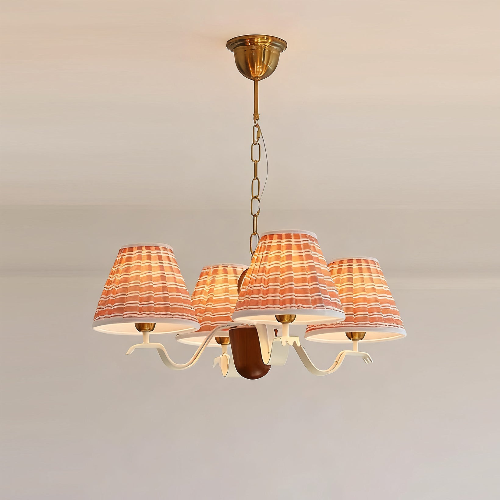 Dunnock Vintage Fabric Chandelier