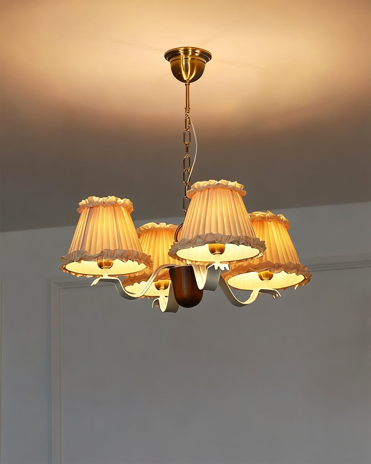 Dunnock Vintage Fabric Chandelier