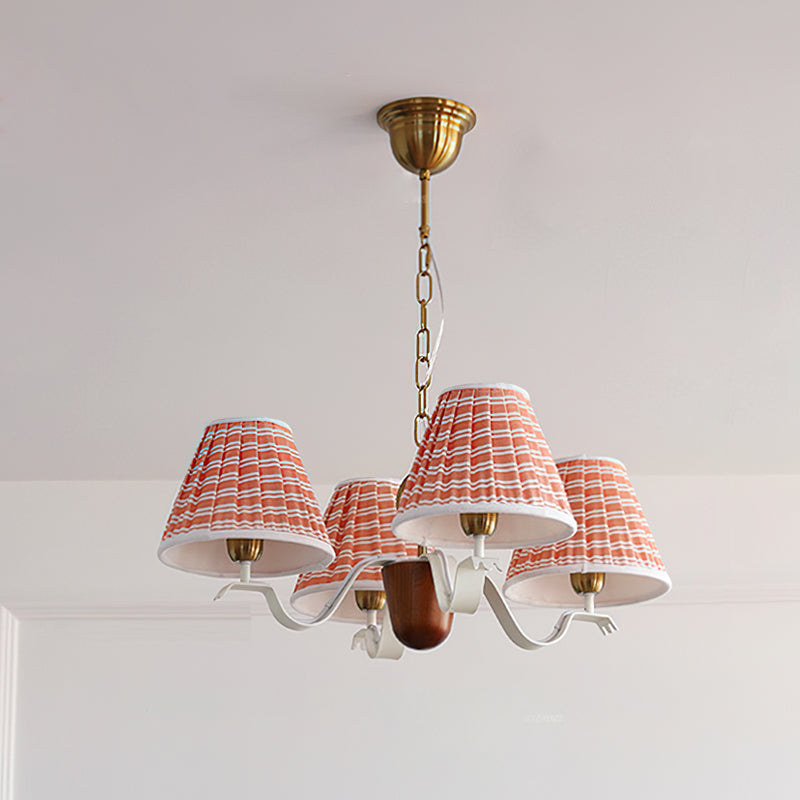 Dunnock Vintage Fabric Chandelier