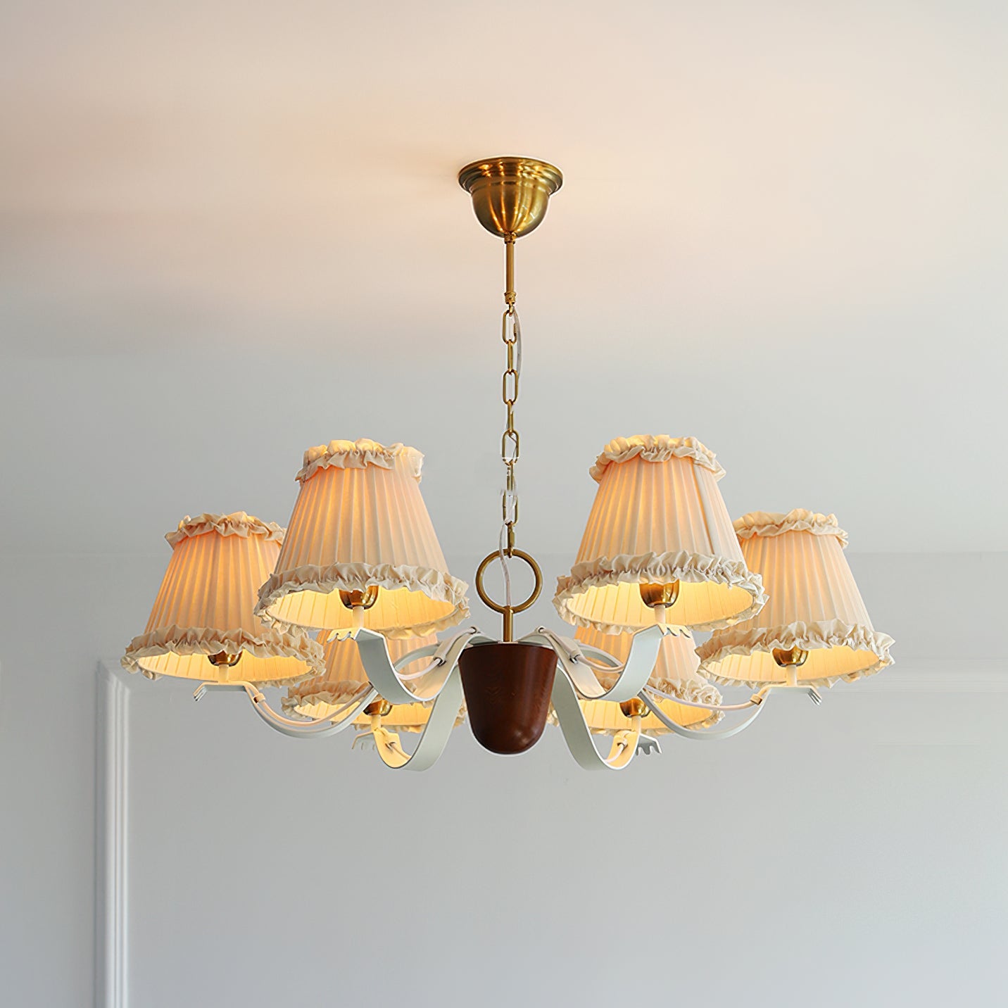 Dunnock Vintage Fabric Chandelier