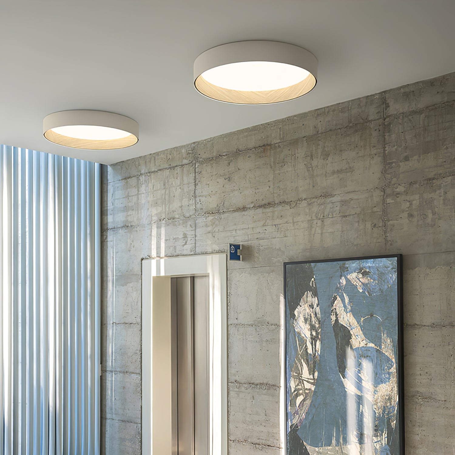 Duo Round Ceiling Lamp - Blowlighting