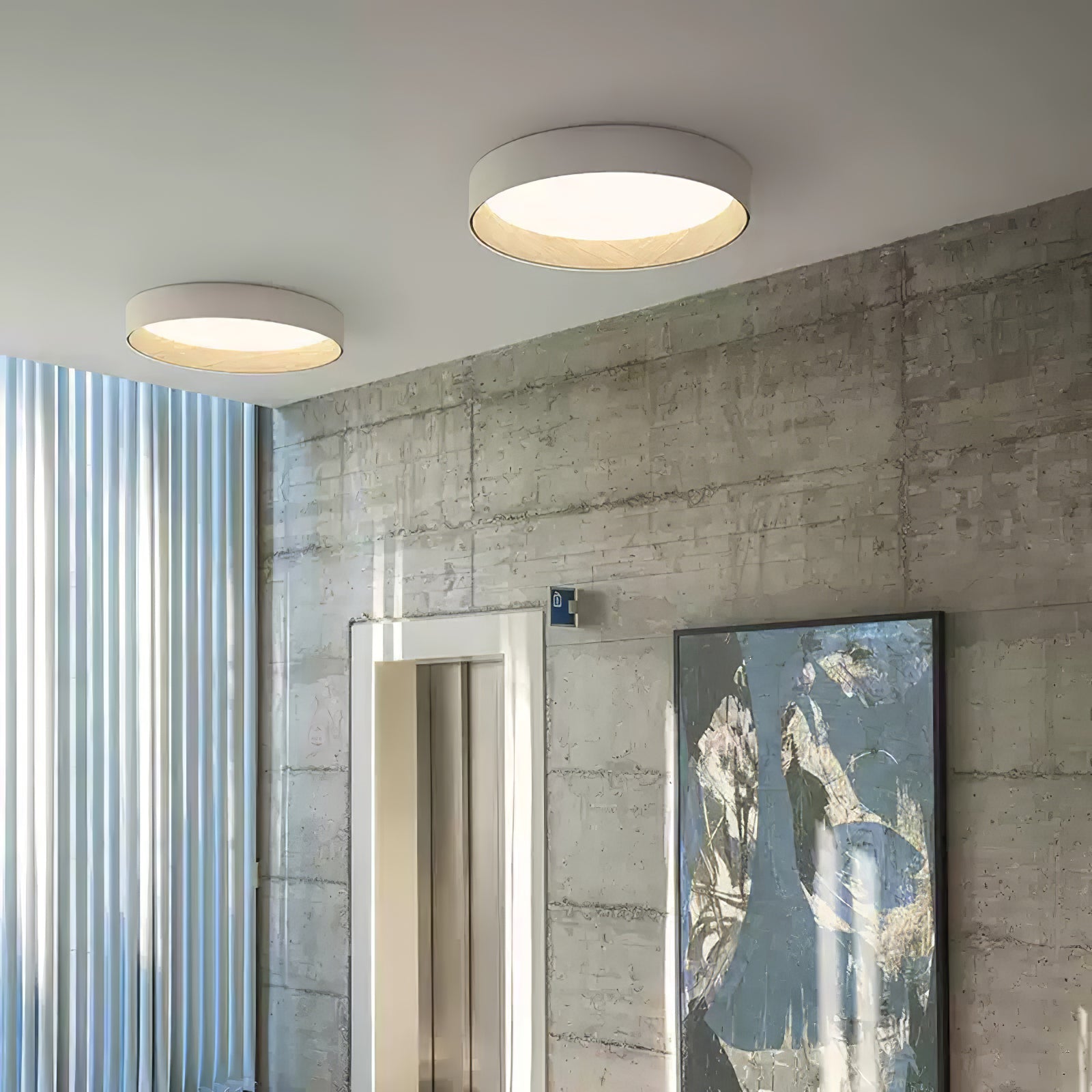 Duo Round Ceiling Lamp - Blowlighting