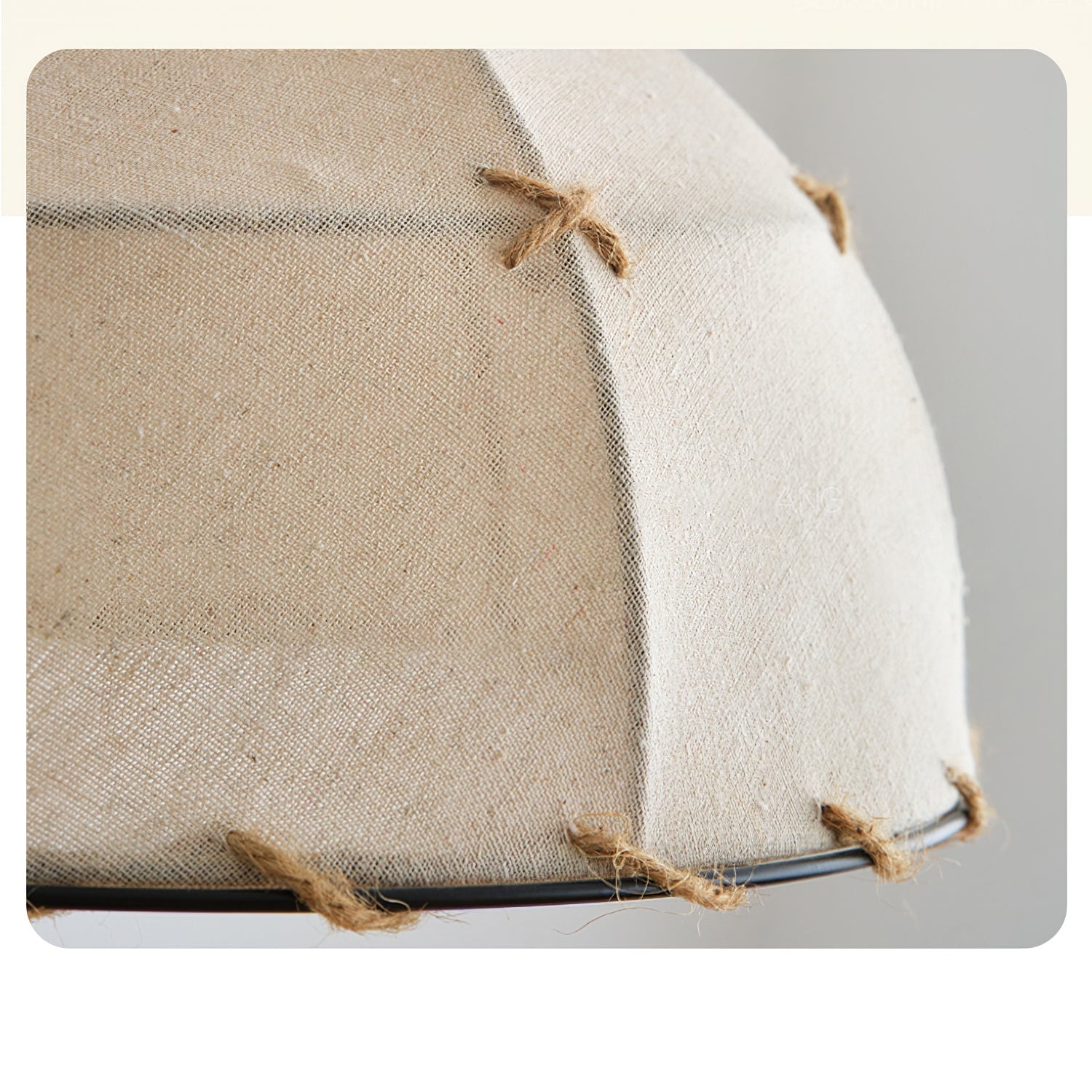 Duomo Vintage Fabric Pendant Light