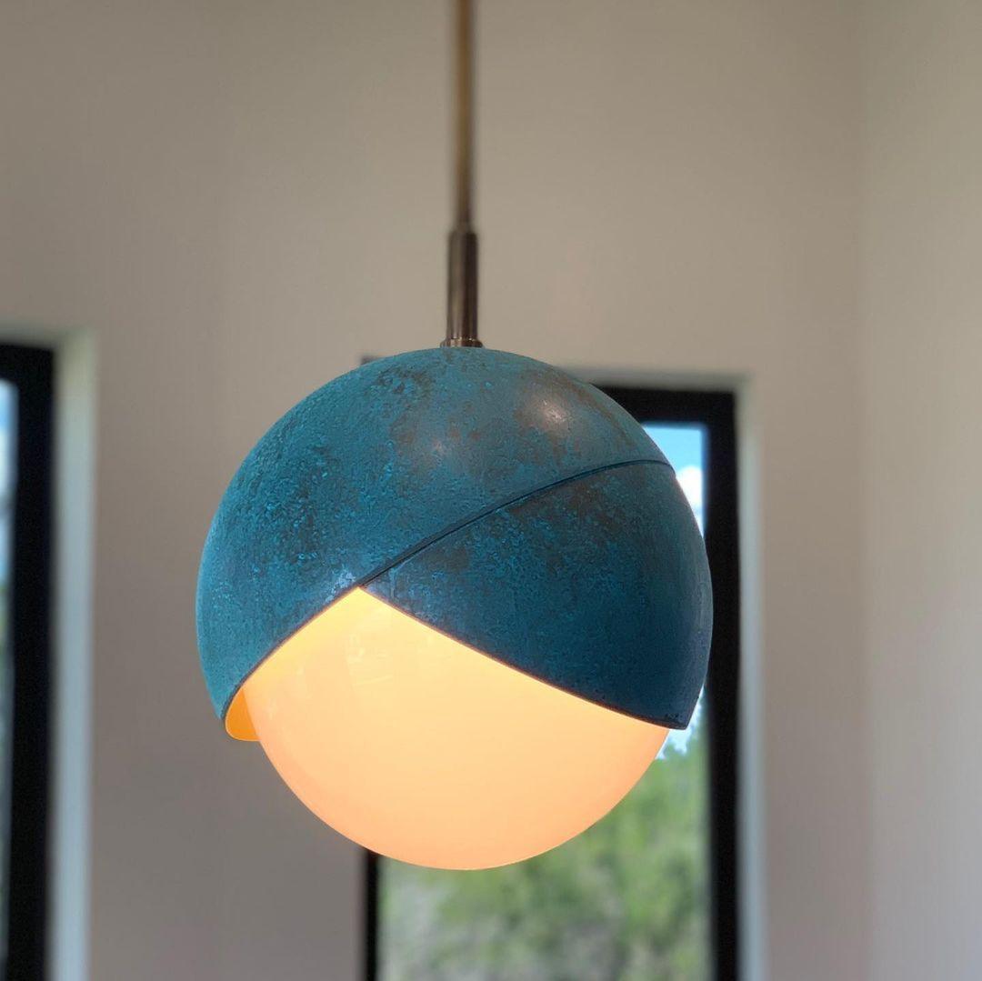 Blue Drop Pendant Light - Blowlighting
