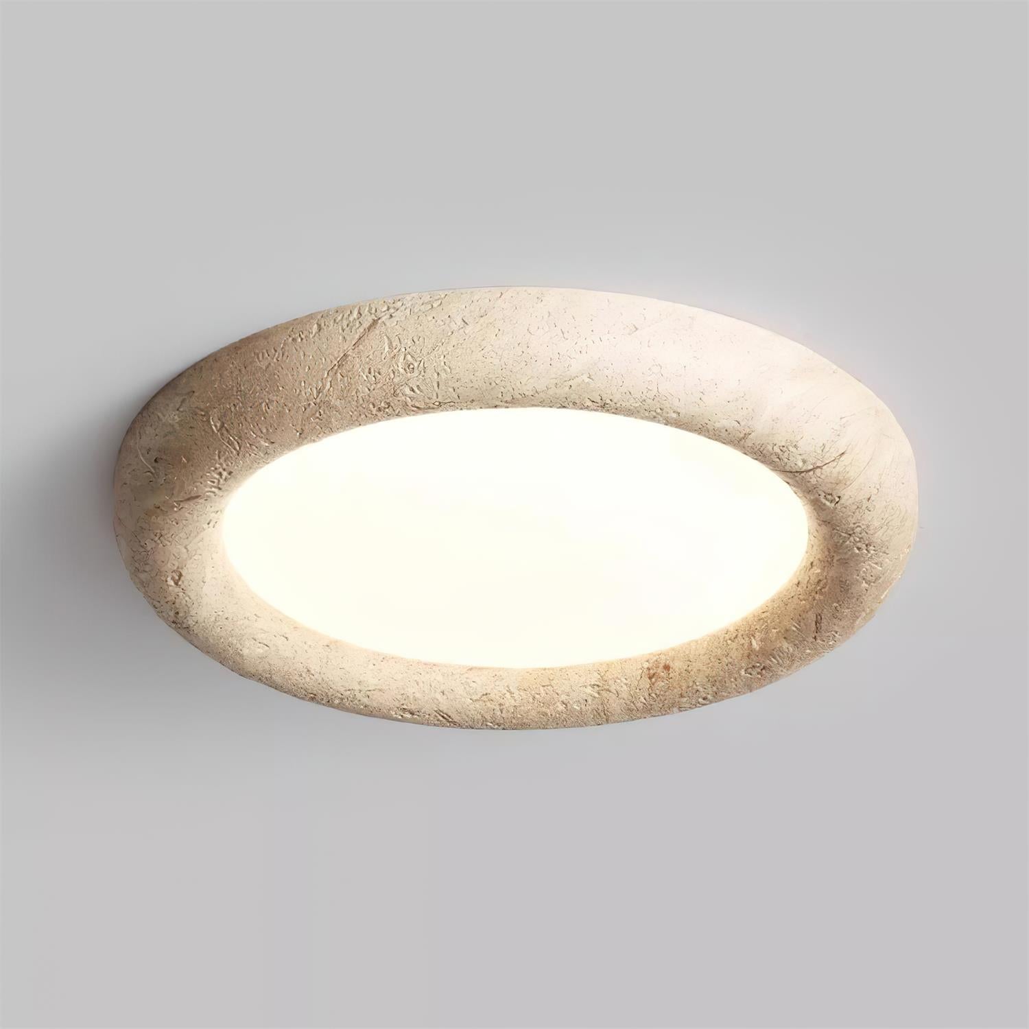 Earthbound Minimalist Resin Ceiling Light