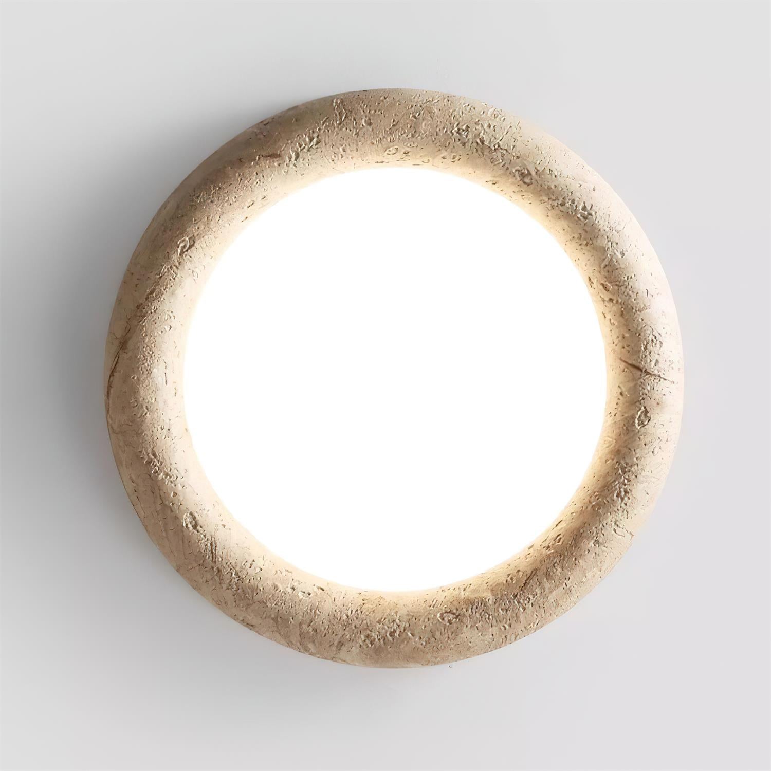 Earthbound Minimalist Resin Ceiling Light