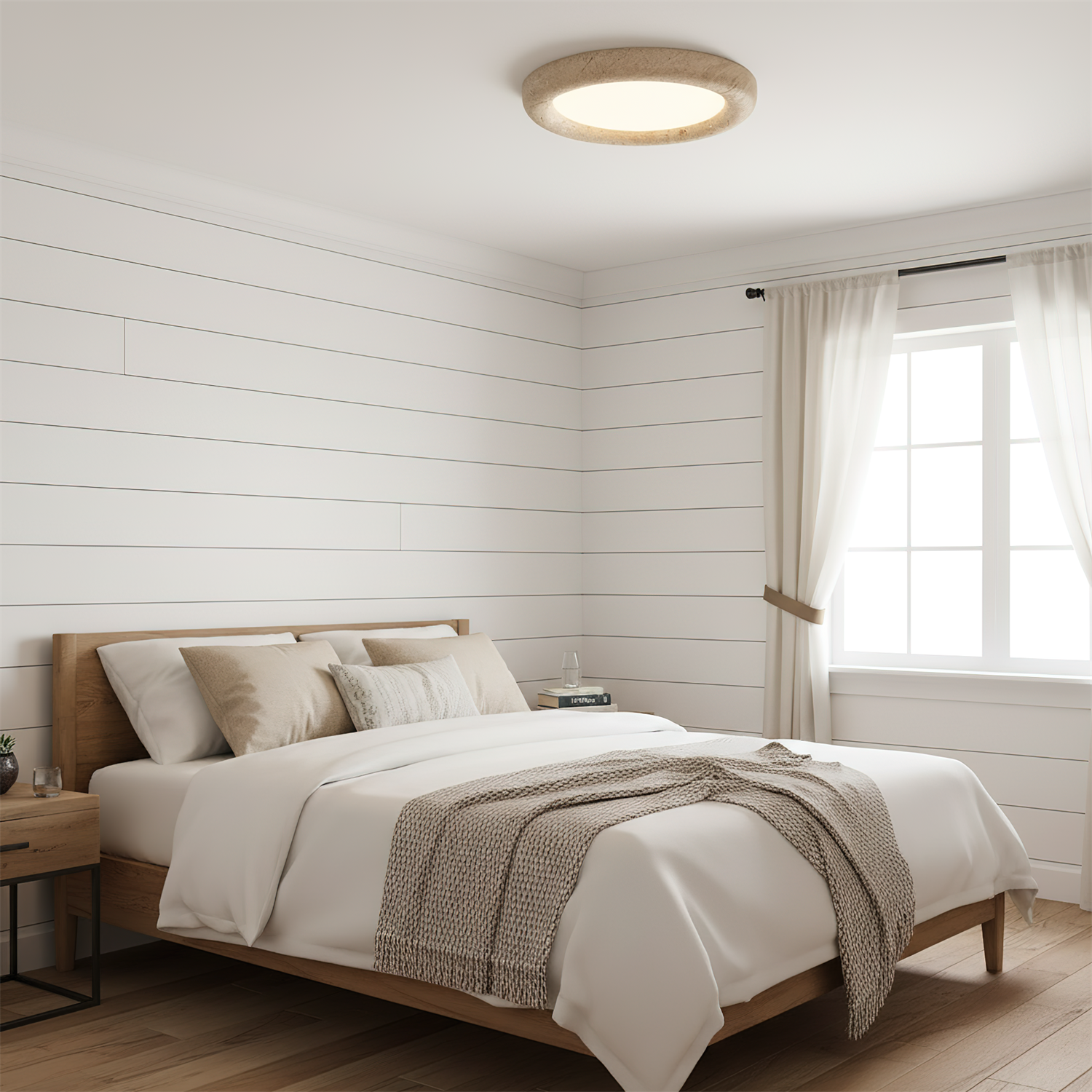 Earthbound Minimalist Resin Ceiling Light