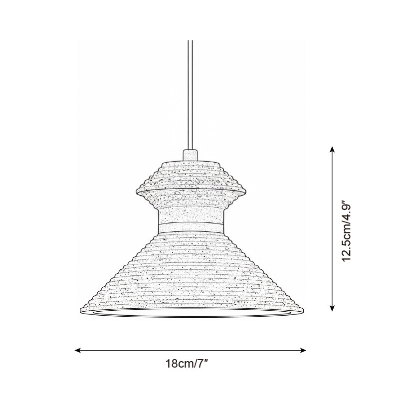 Earthwave Scandinavian Travertine Pendant Light