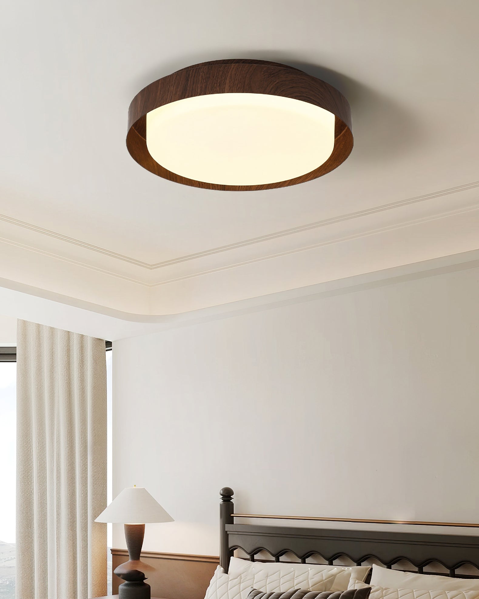 Ebern Minimalist Glass Ceiling Light