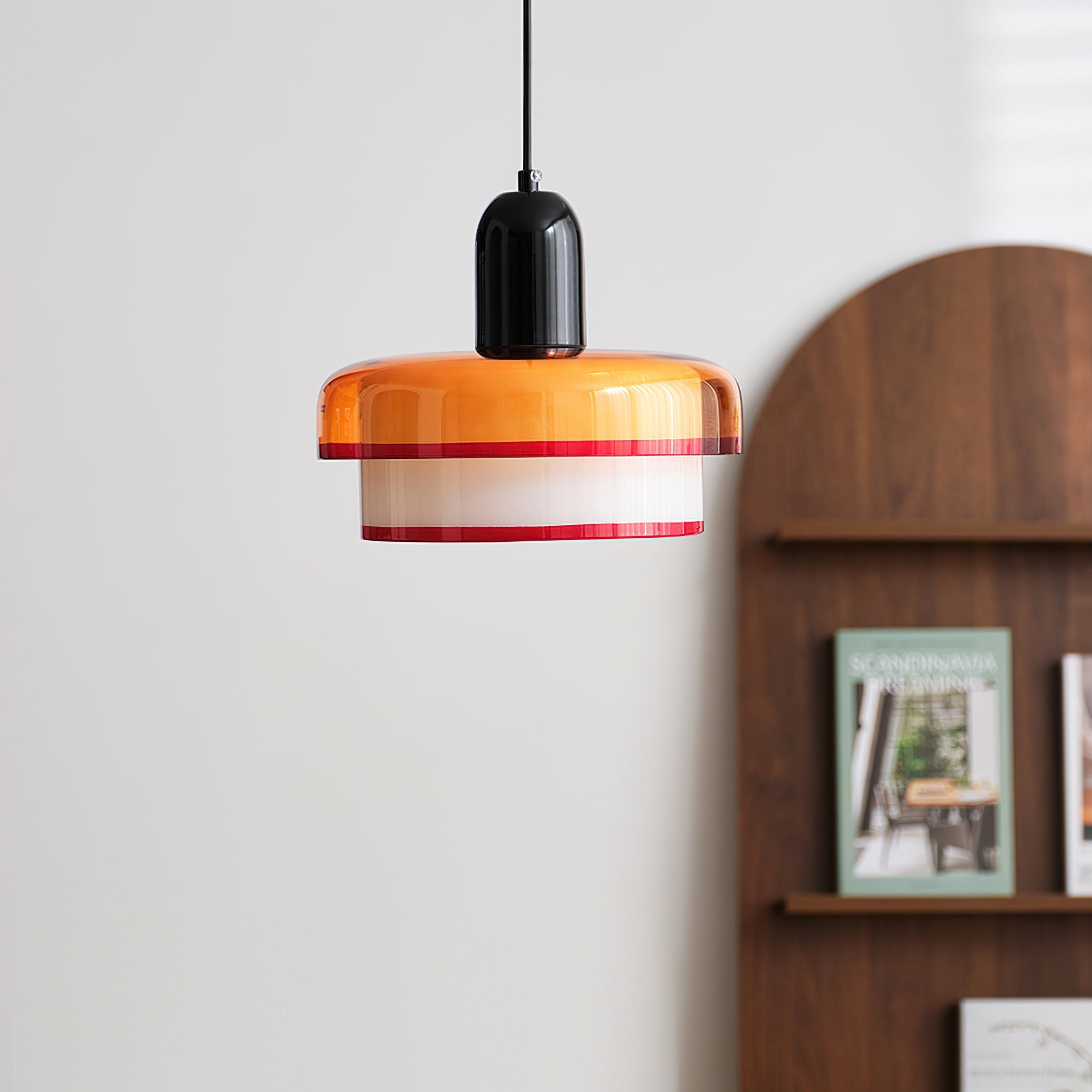 Ebern Modern Glass Pendant Light
