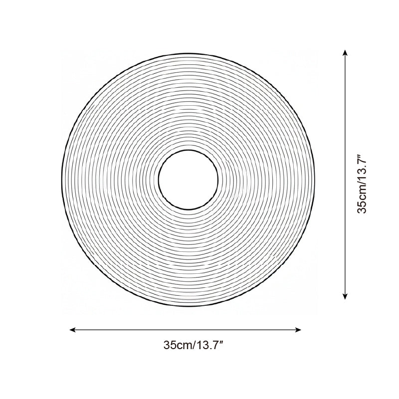 Echo Coil Modern Resin Wall Light