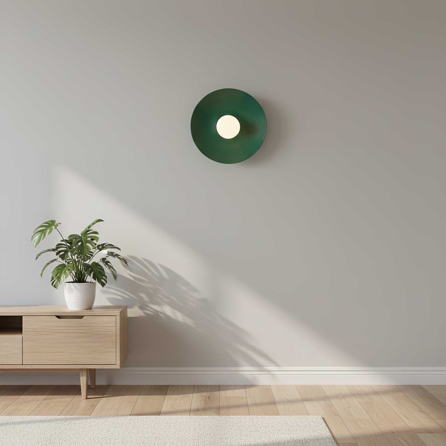 Echo Coil Modern Resin Wall Light