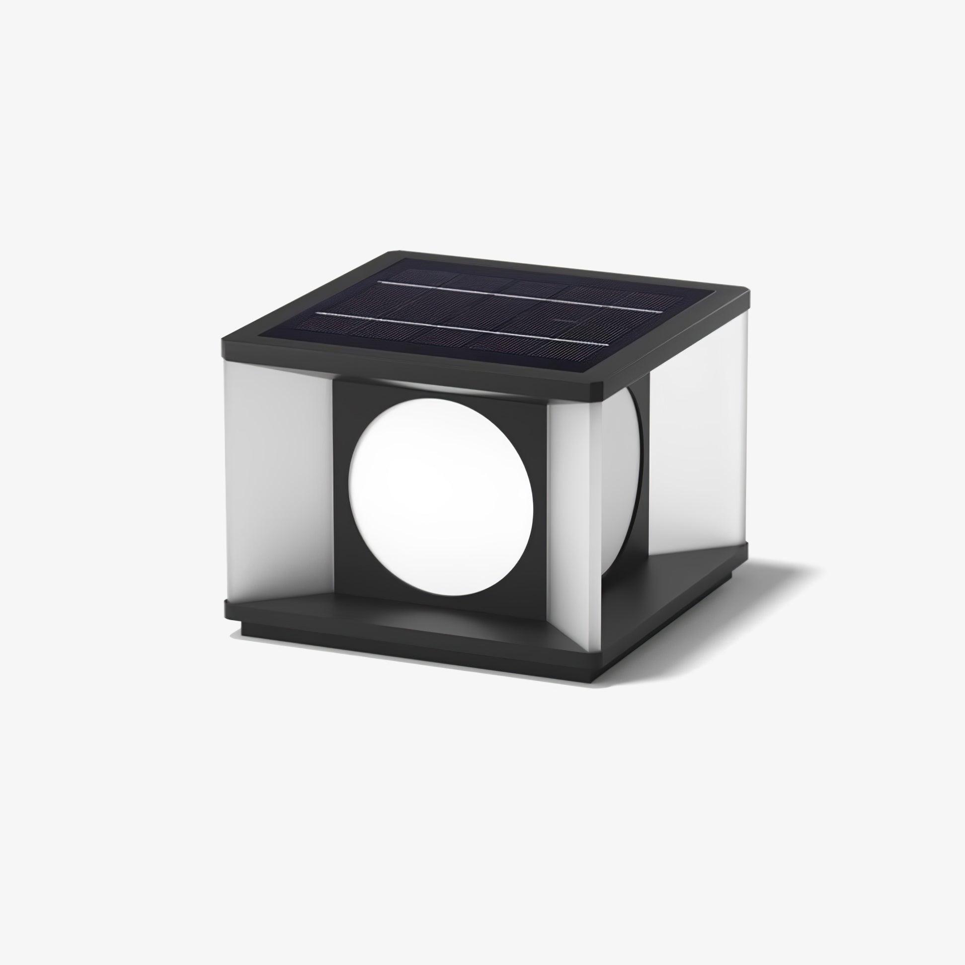 Eclipse Cube Outdoor Post Light - Blowlighting