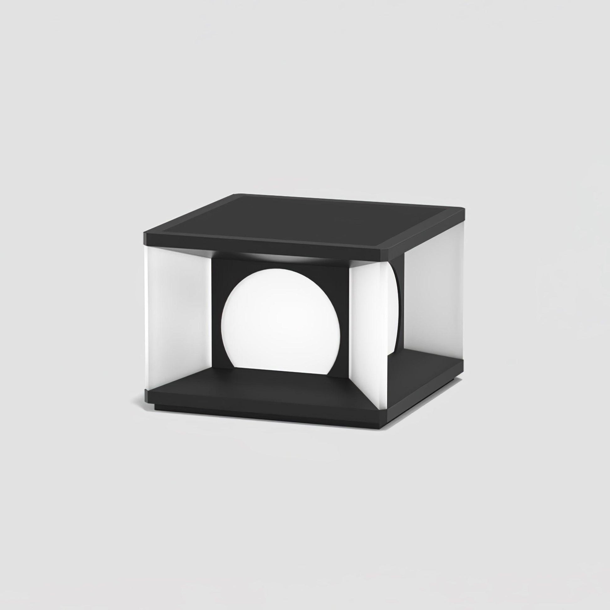 Eclipse Cube Outdoor Post Light - Blowlighting