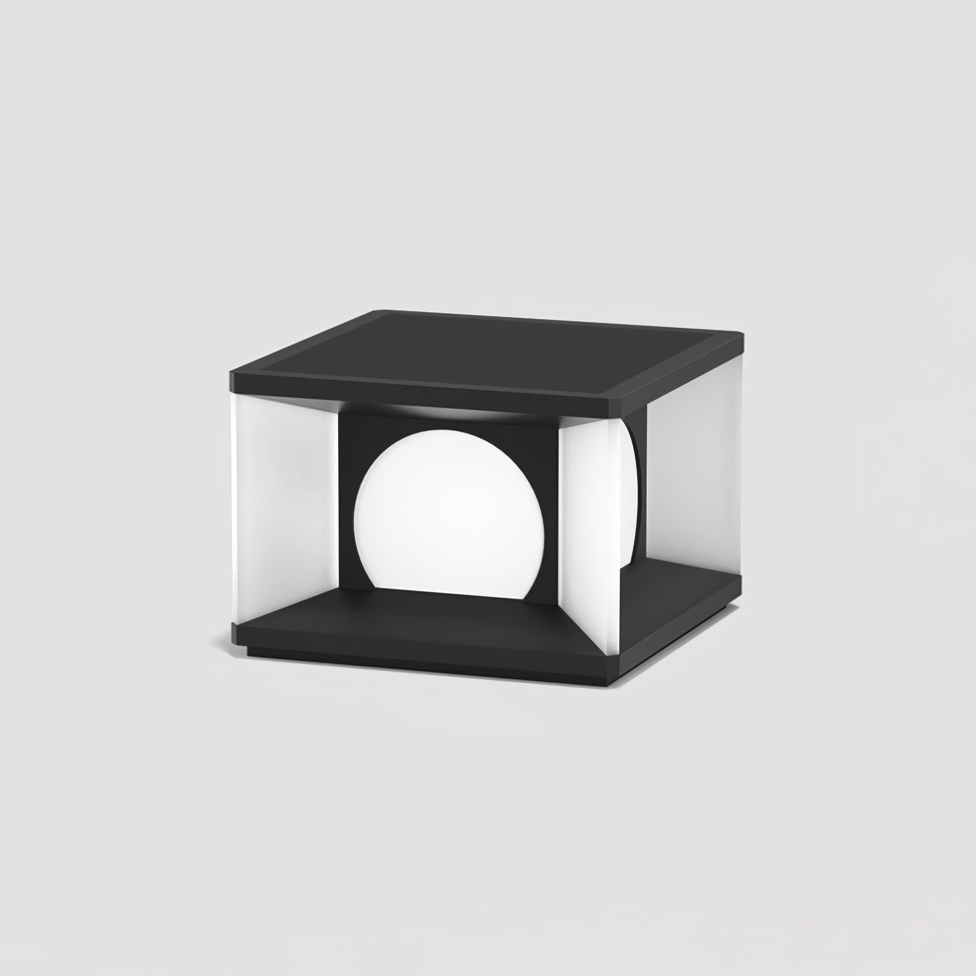Eclipse Cube Outdoor Post Light - Blowlighting