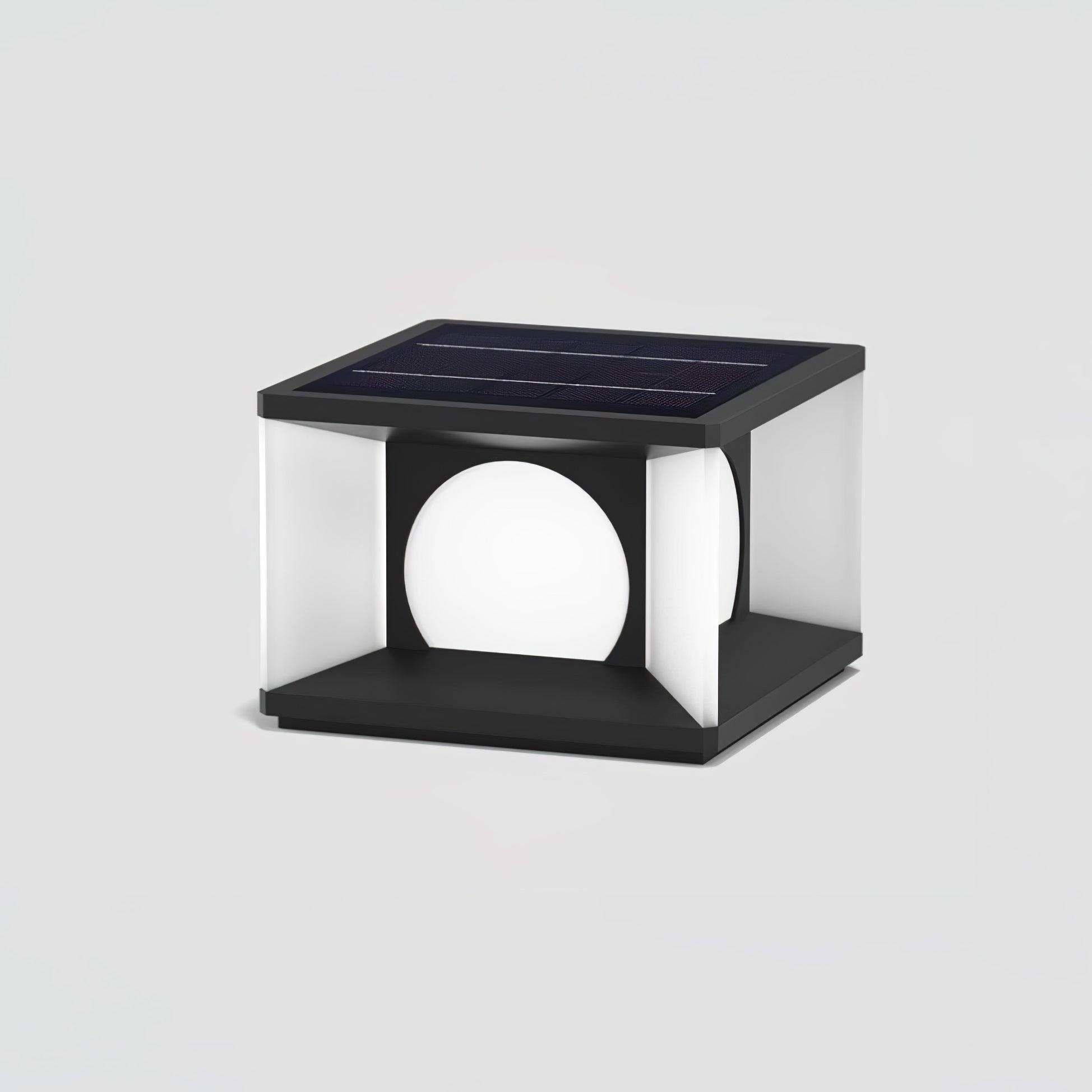 Eclipse Cube Outdoor Post Light - Blowlighting