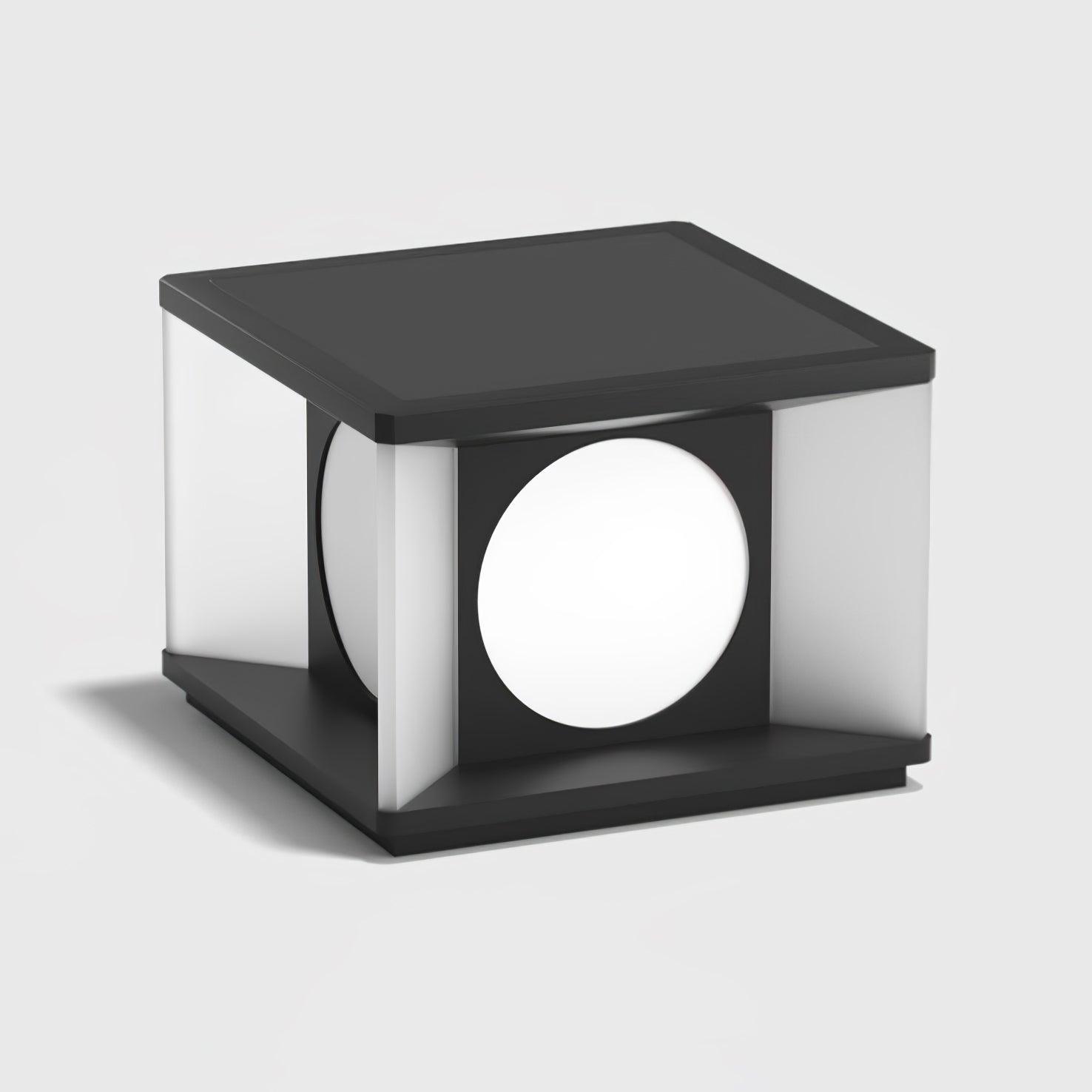 Eclipse Cube Outdoor Post Light - Blowlighting