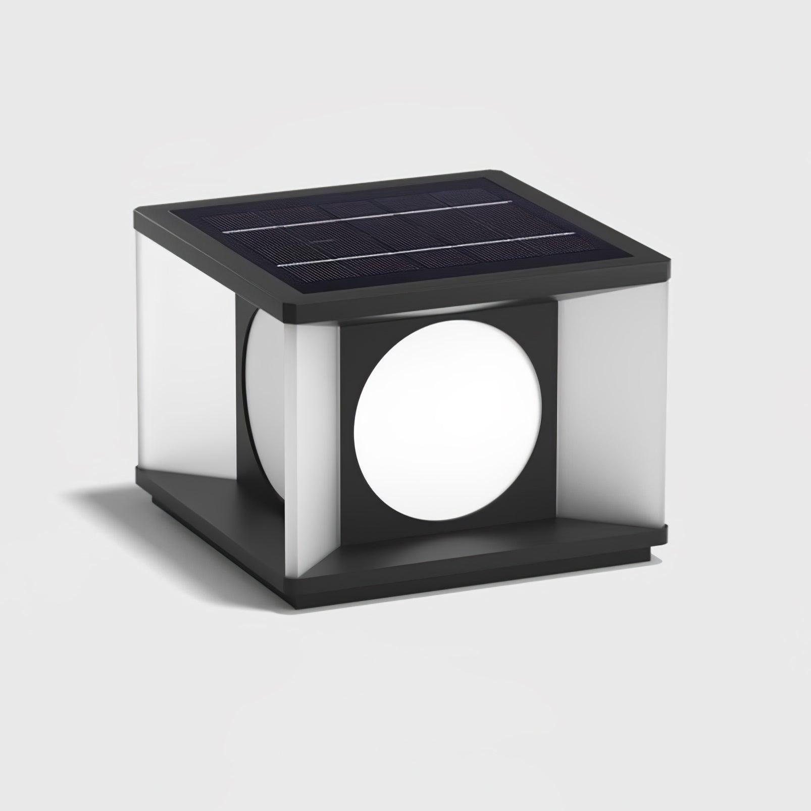 Eclipse Cube Outdoor Post Light - Blowlighting