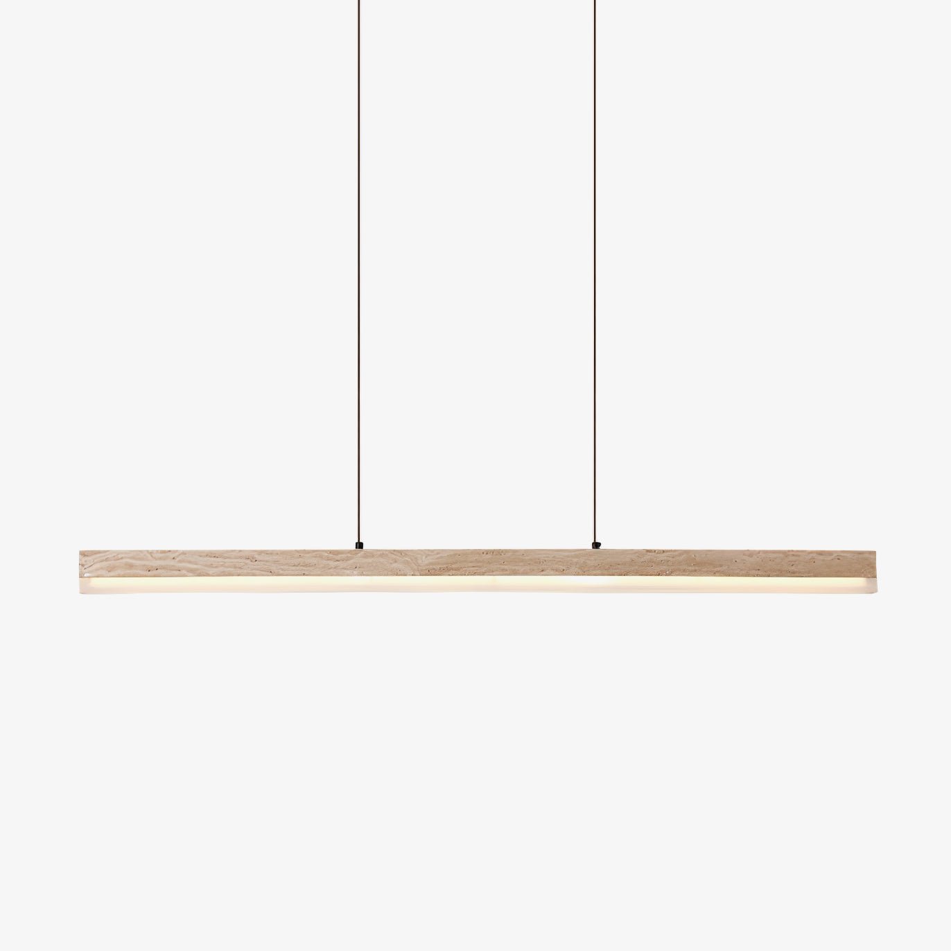 Ivsoryra Rectangular Travertine Pendant Light - Blowlighting