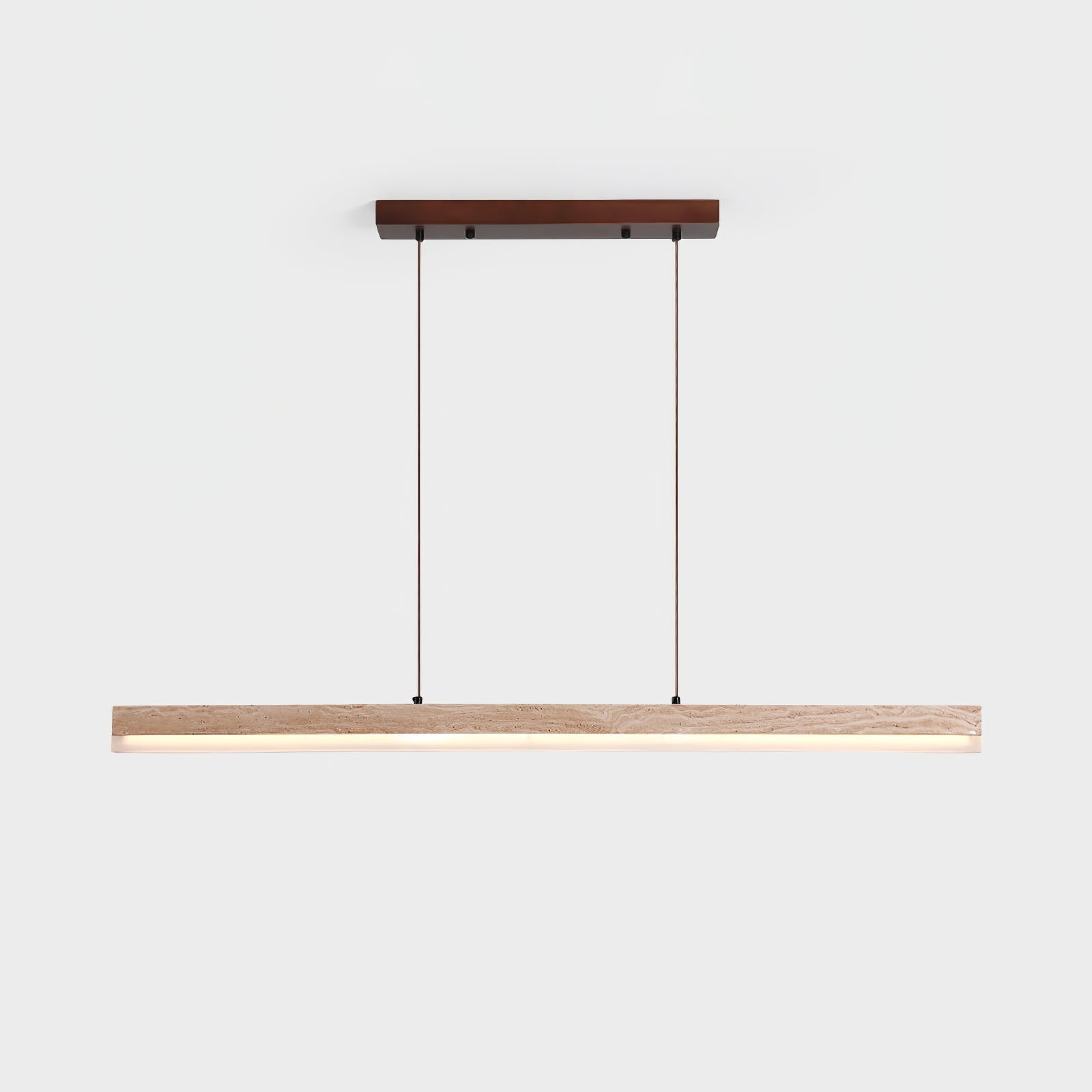 Ivsoryra Rectangular Travertine Pendant Light - Blowlighting