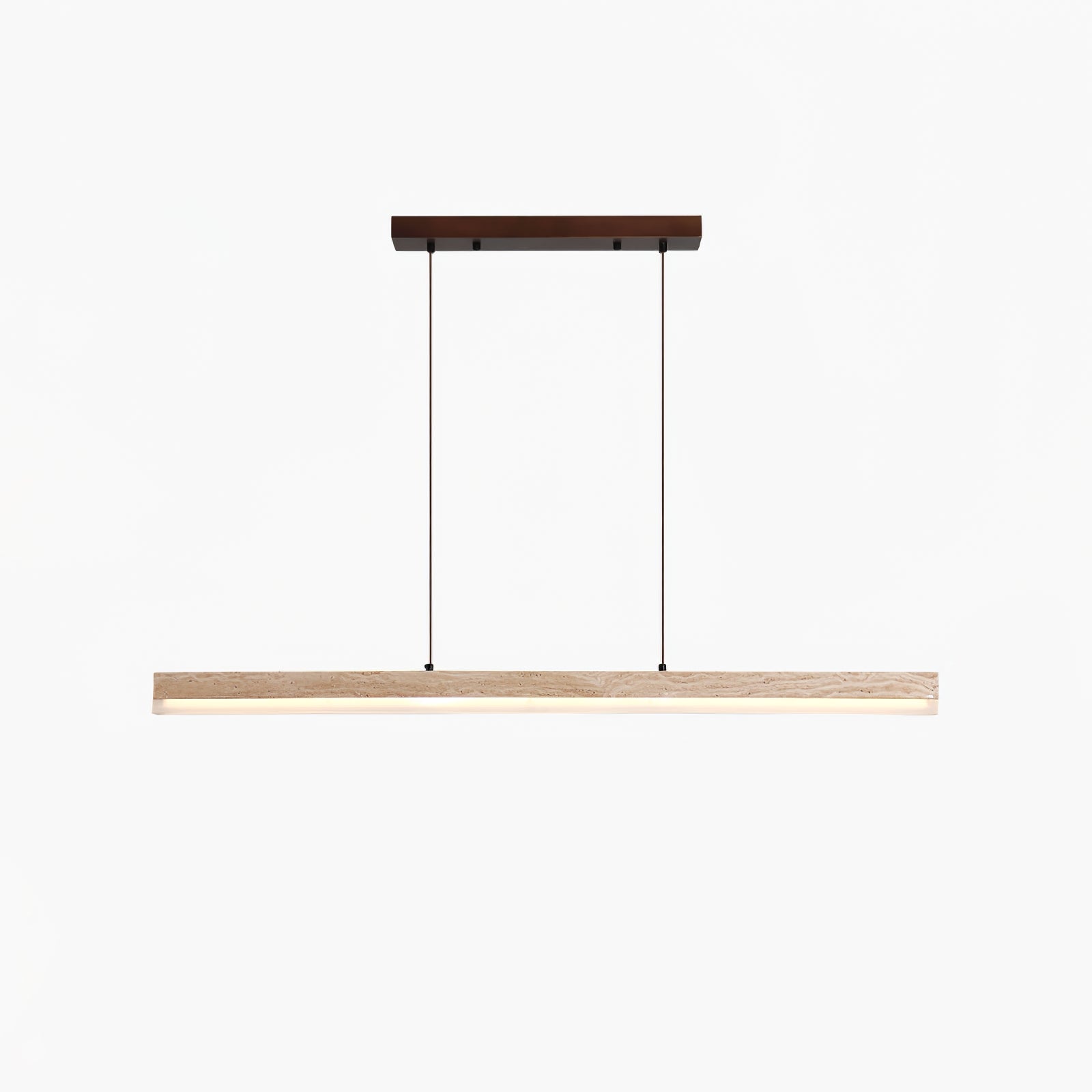 Ivsoryra Rectangular Travertine Pendant Light - Blowlighting
